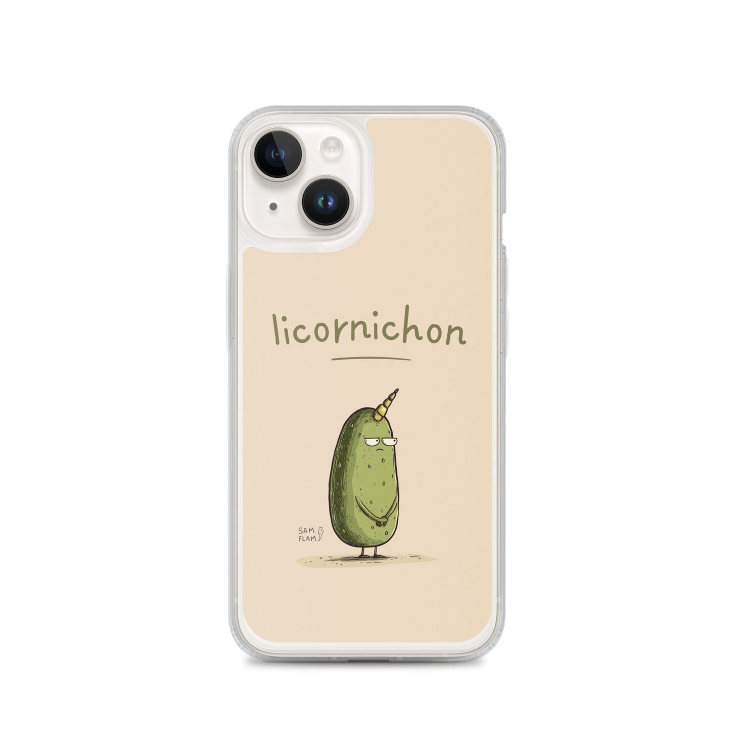 Clear Case for iPhone® "Licornichon" - Sam Flam