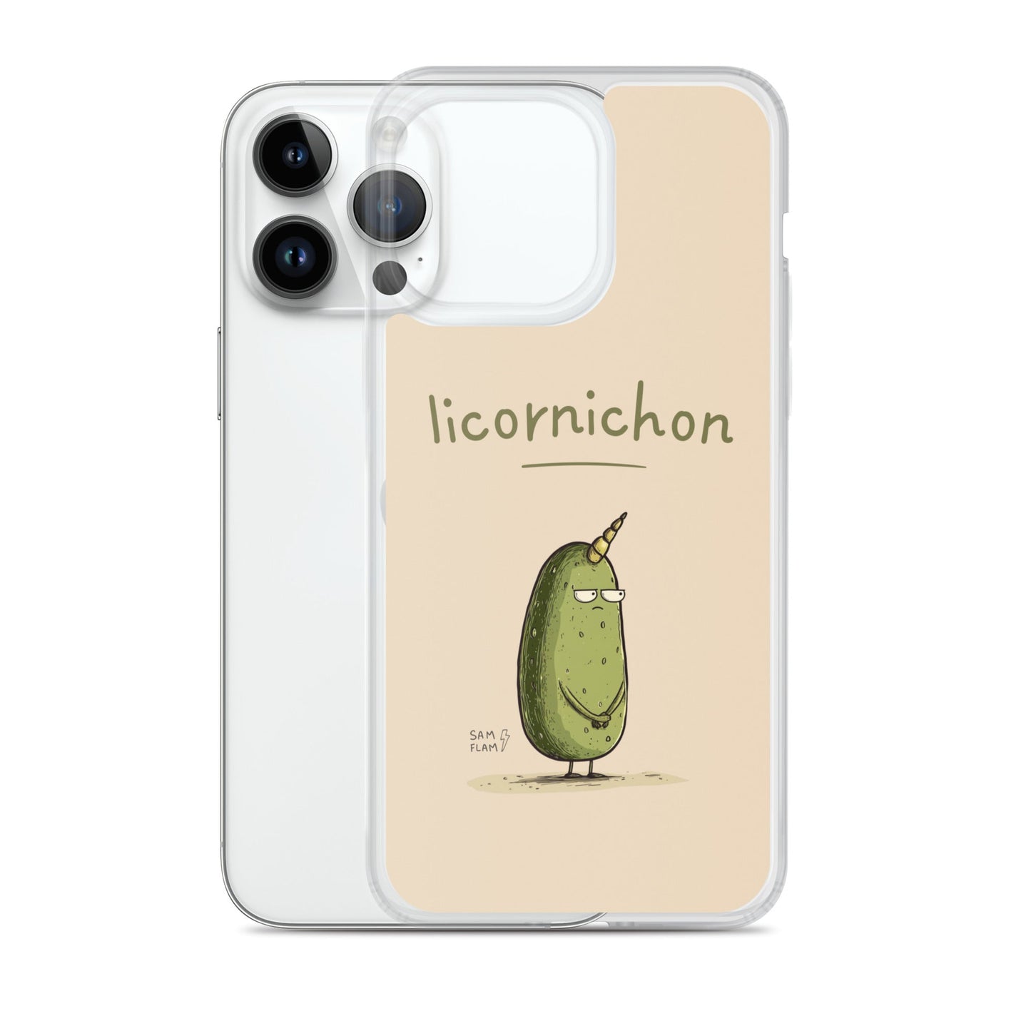 Clear Case for iPhone® "Licornichon" - Sam Flam