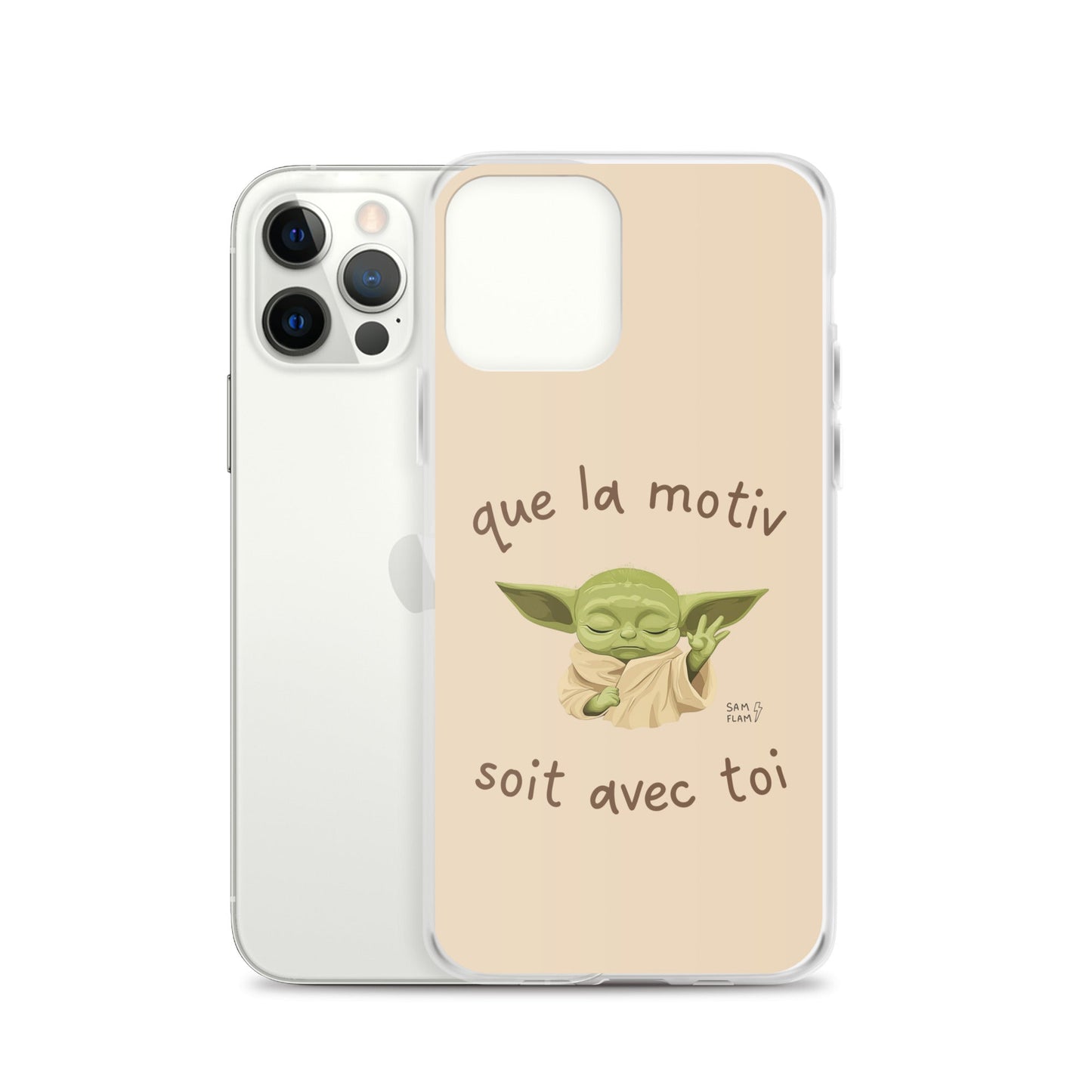 Clear Case for iPhone® "Motiv'" - Sam Flam