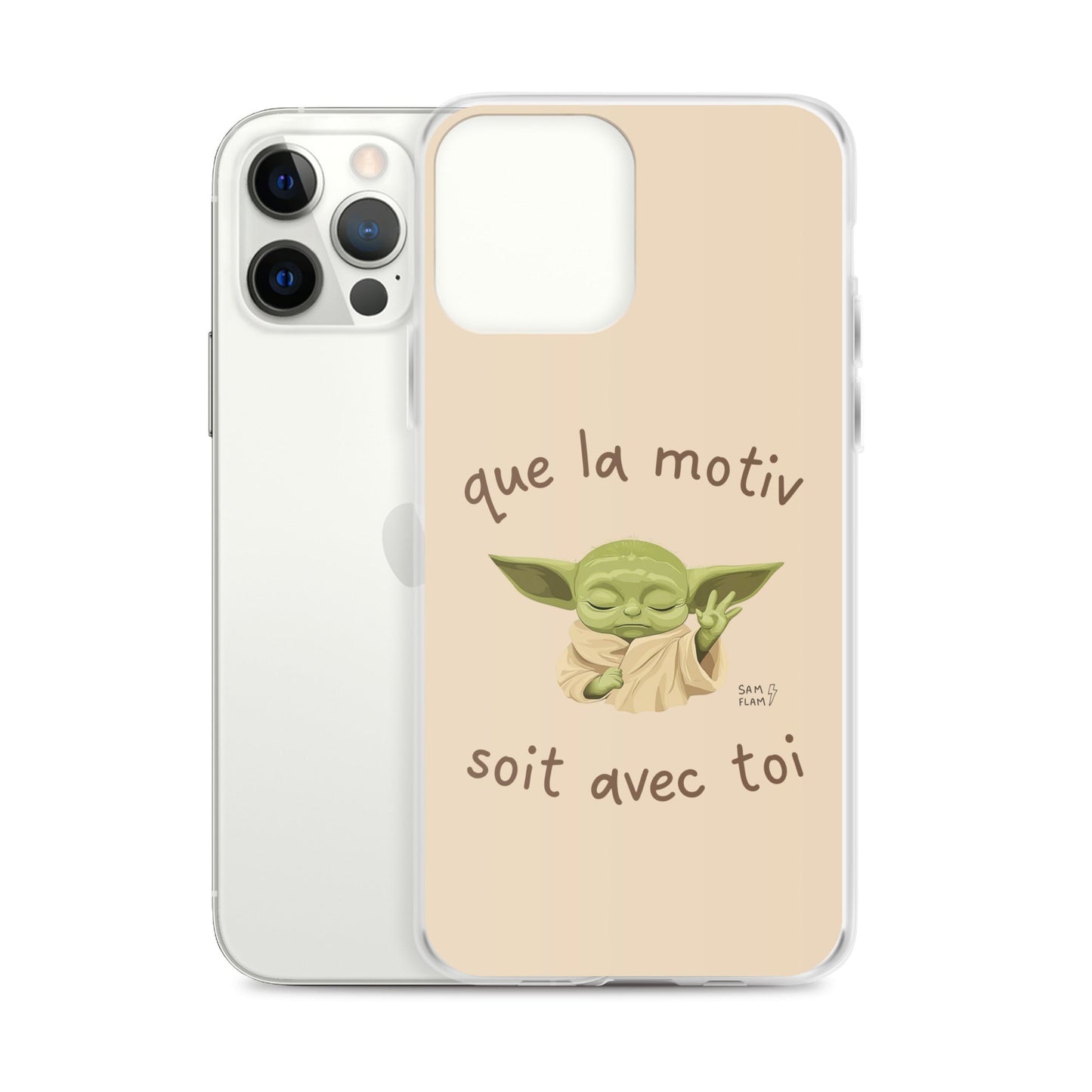 Clear Case for iPhone® "Motiv'" - Sam Flam