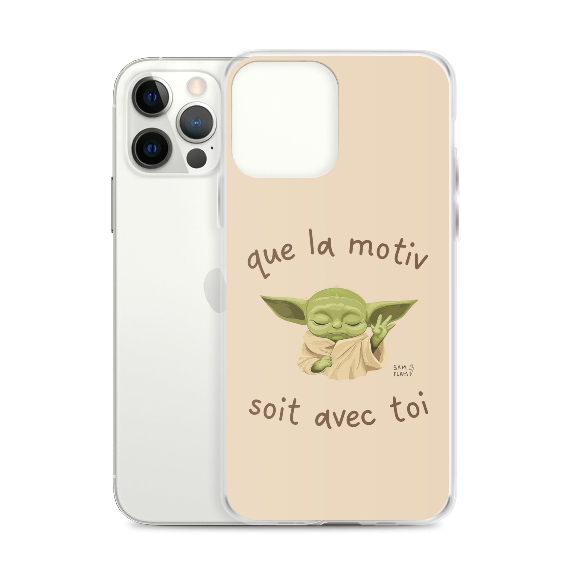 Clear Case for iPhone® "Motiv'" - Sam Flam