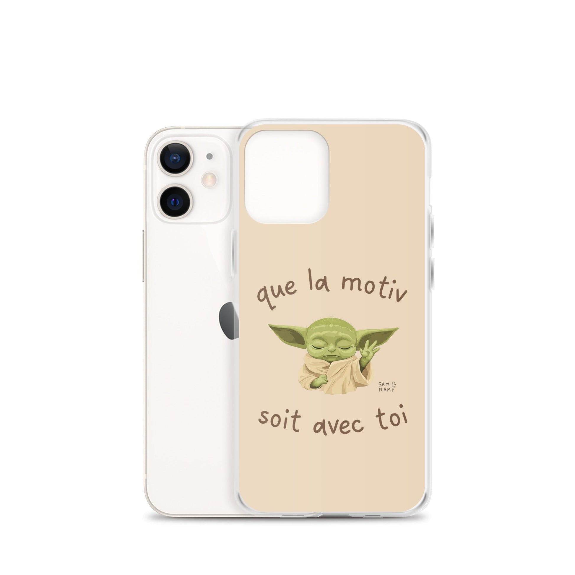 Clear Case for iPhone® "Motiv'" - Sam Flam
