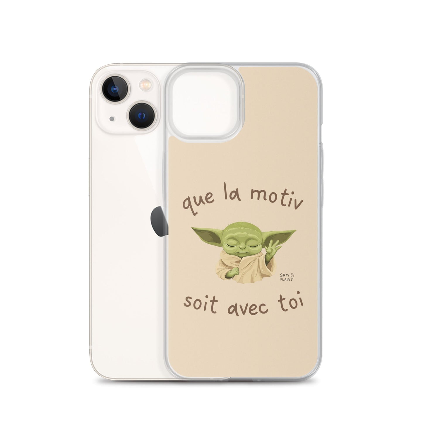 Clear Case for iPhone® "Motiv'" - Sam Flam
