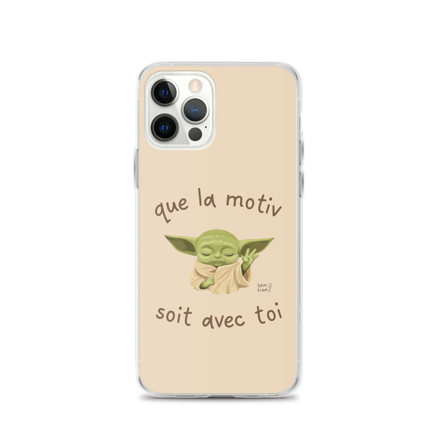 Clear Case for iPhone® "Motiv'" - Sam Flam