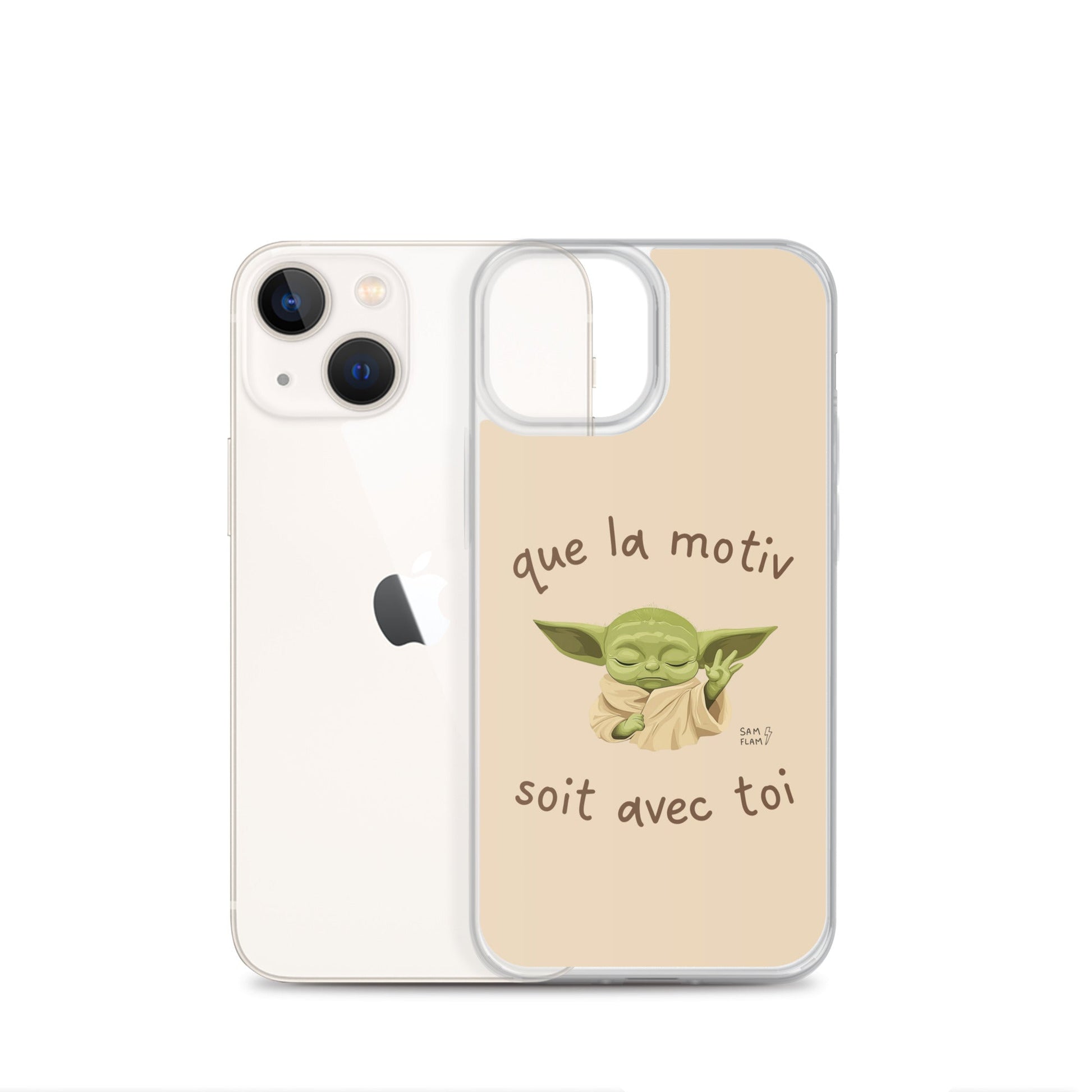 Clear Case for iPhone® "Motiv'" - Sam Flam