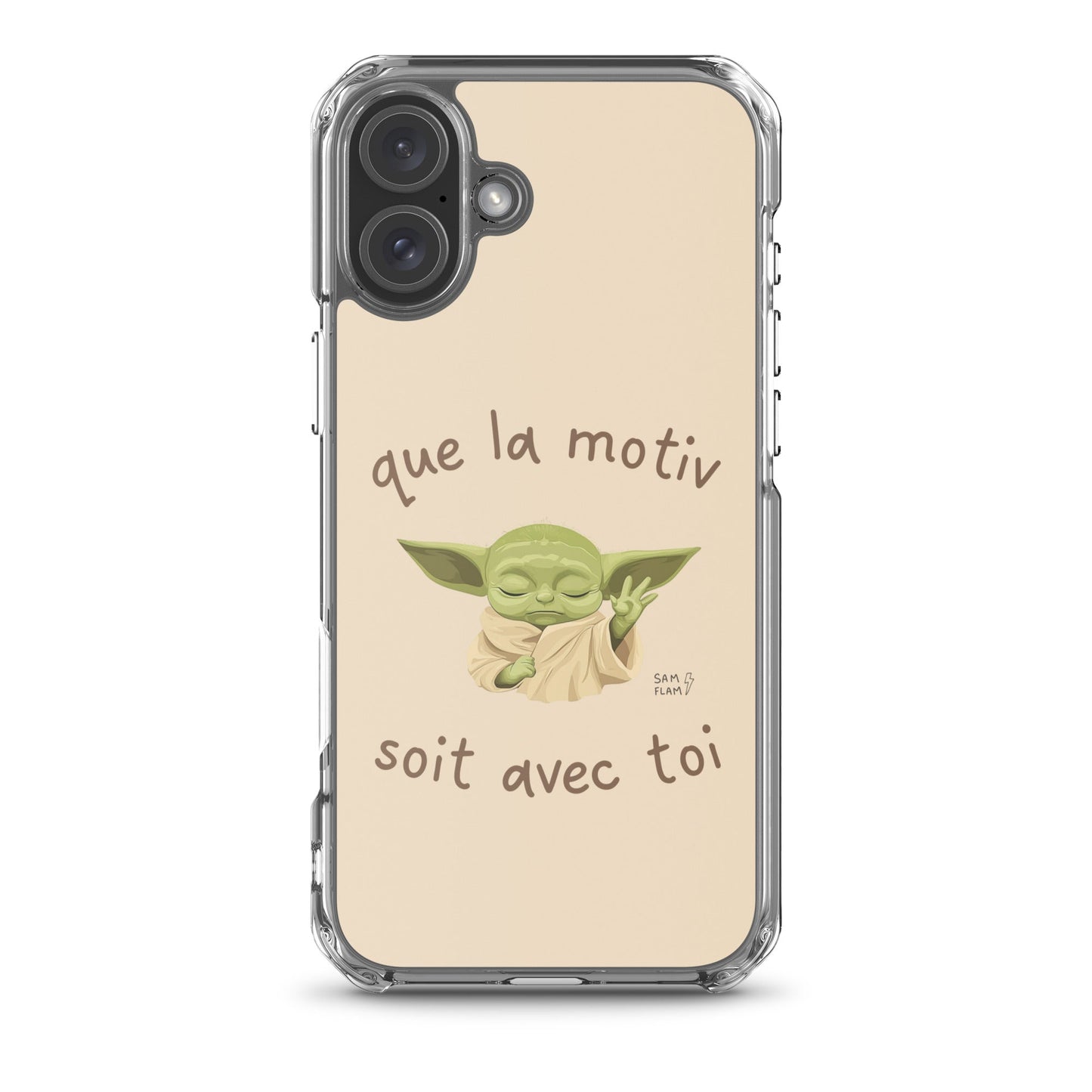 Clear Case for iPhone® "Motiv'" - Sam Flam