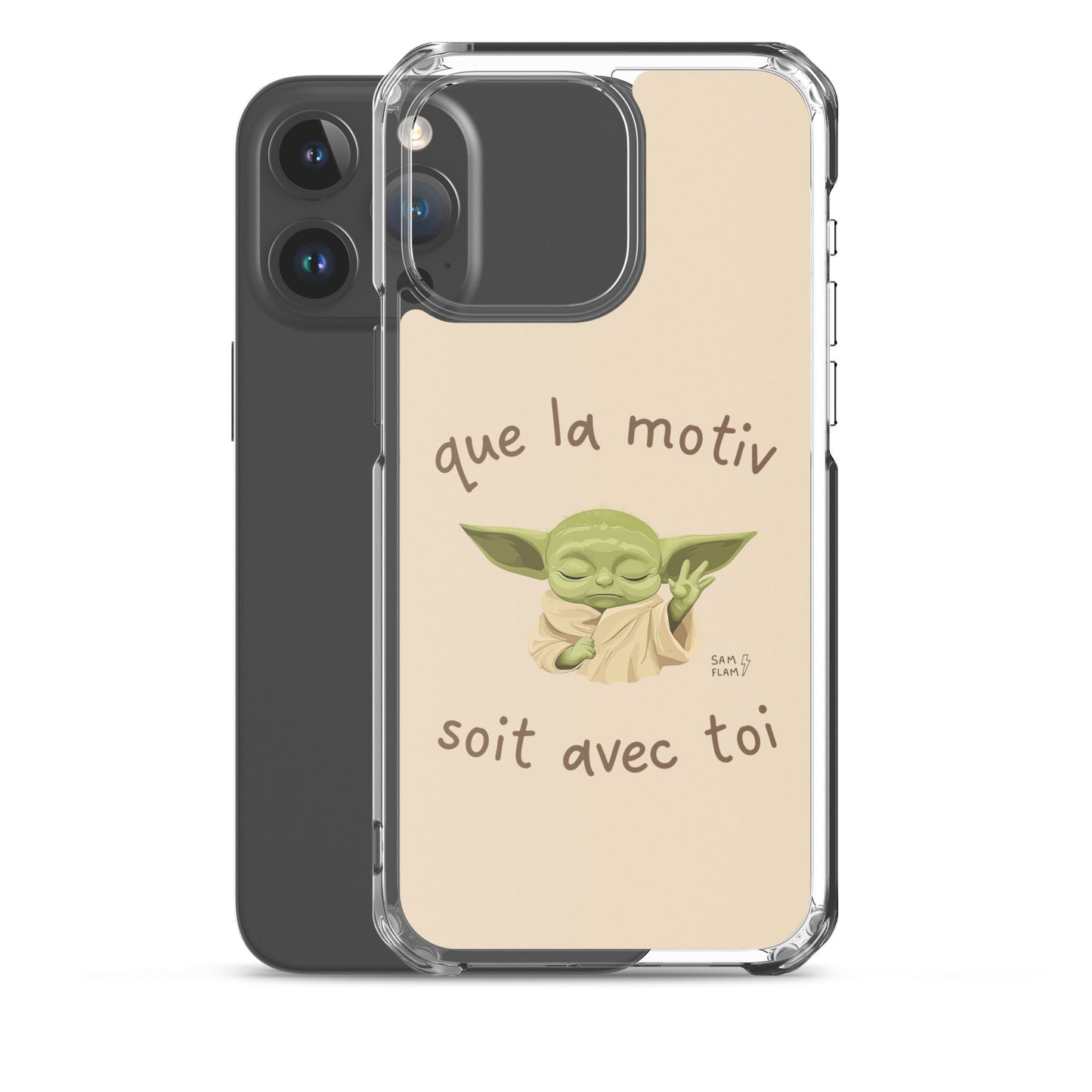 Clear Case for iPhone® "Motiv'" - Sam Flam