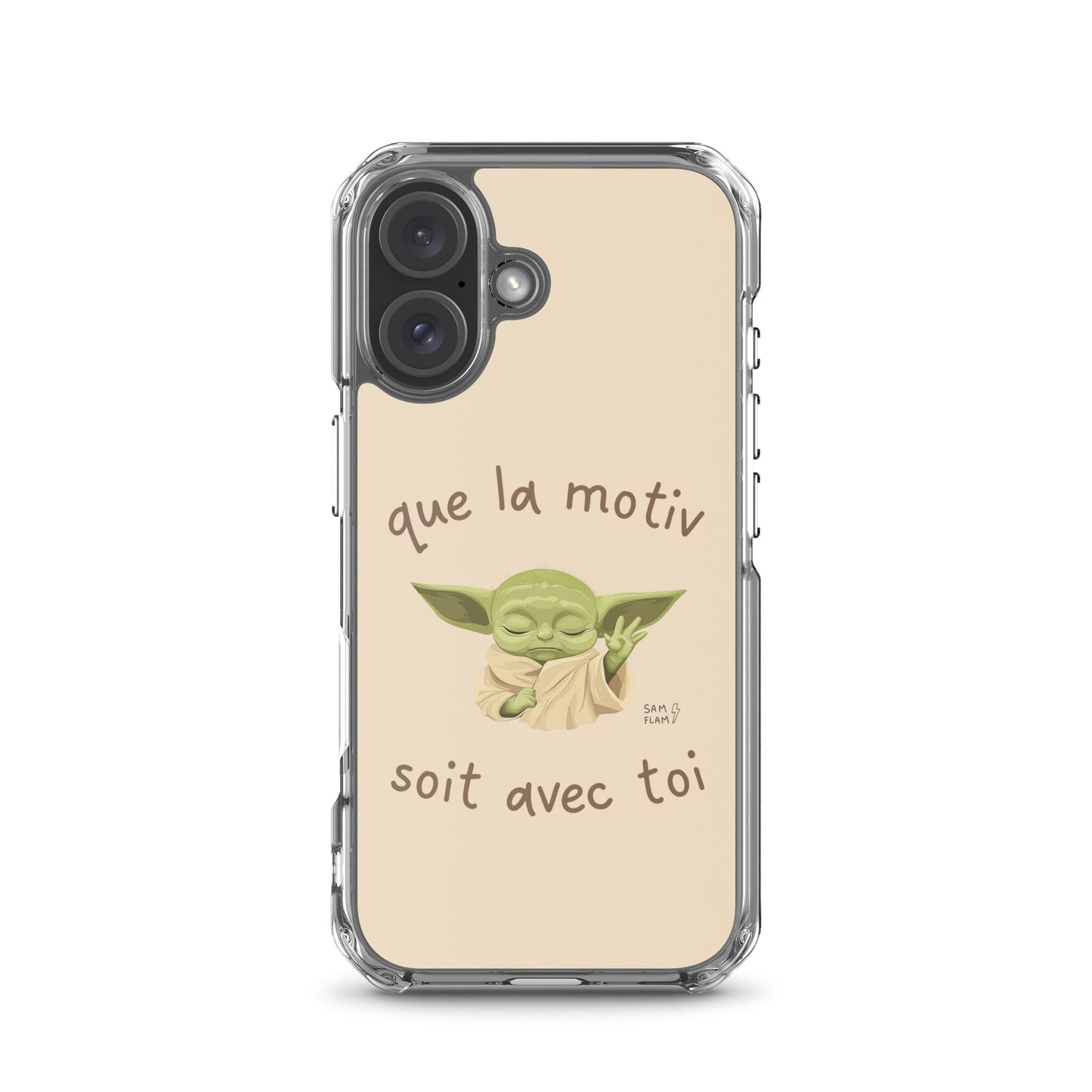 Clear Case for iPhone® "Motiv'" - Sam Flam