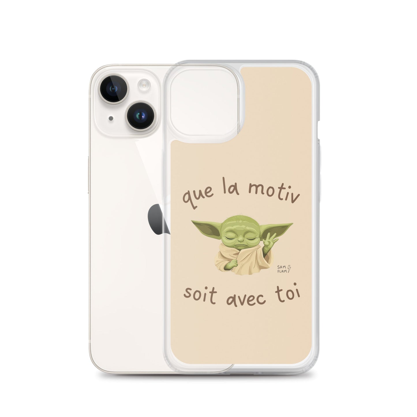 Clear Case for iPhone® "Motiv'" - Sam Flam