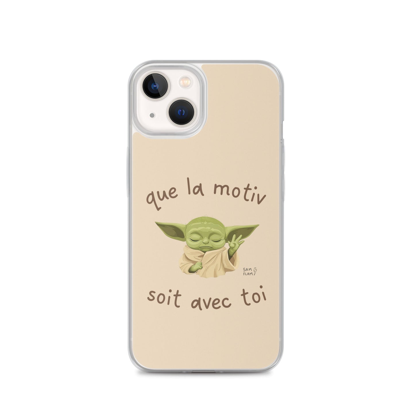 Clear Case for iPhone® "Motiv'" - Sam Flam