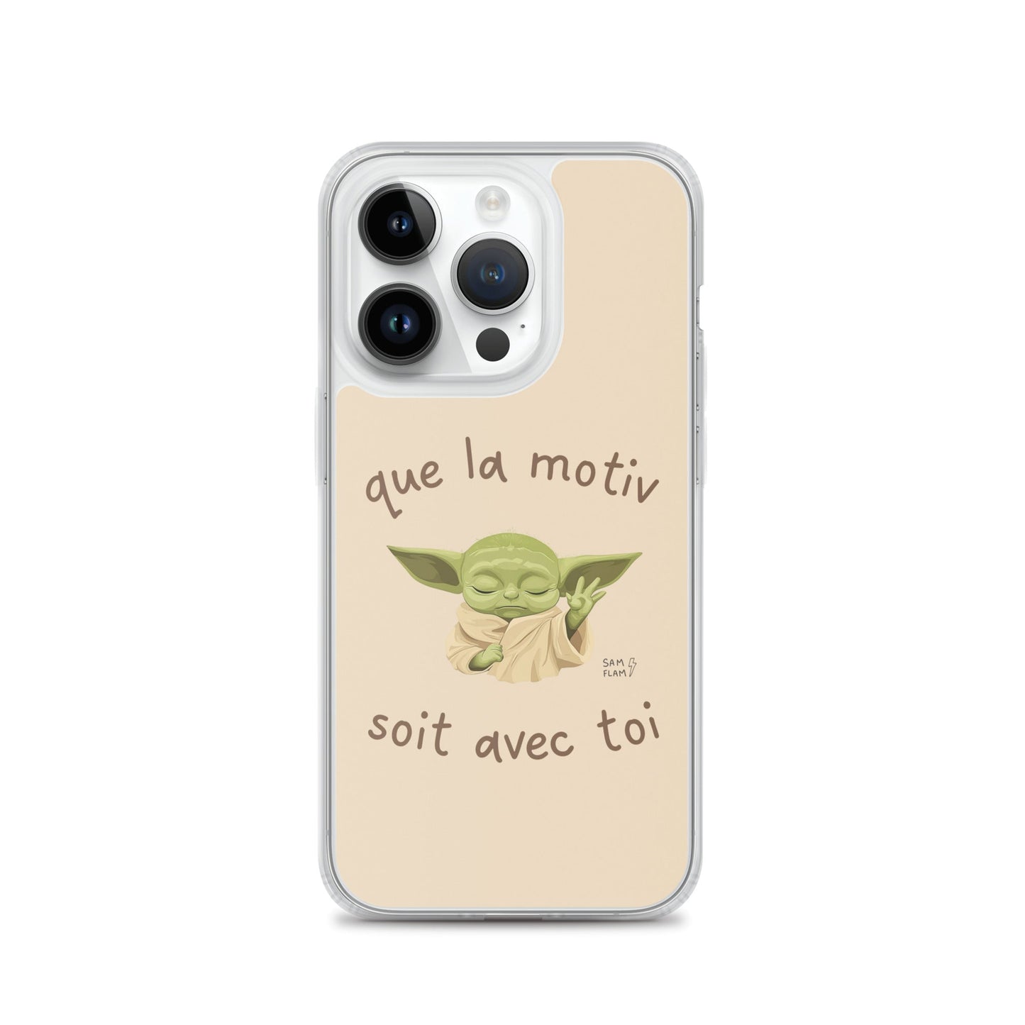 Clear Case for iPhone® "Motiv'" - Sam Flam