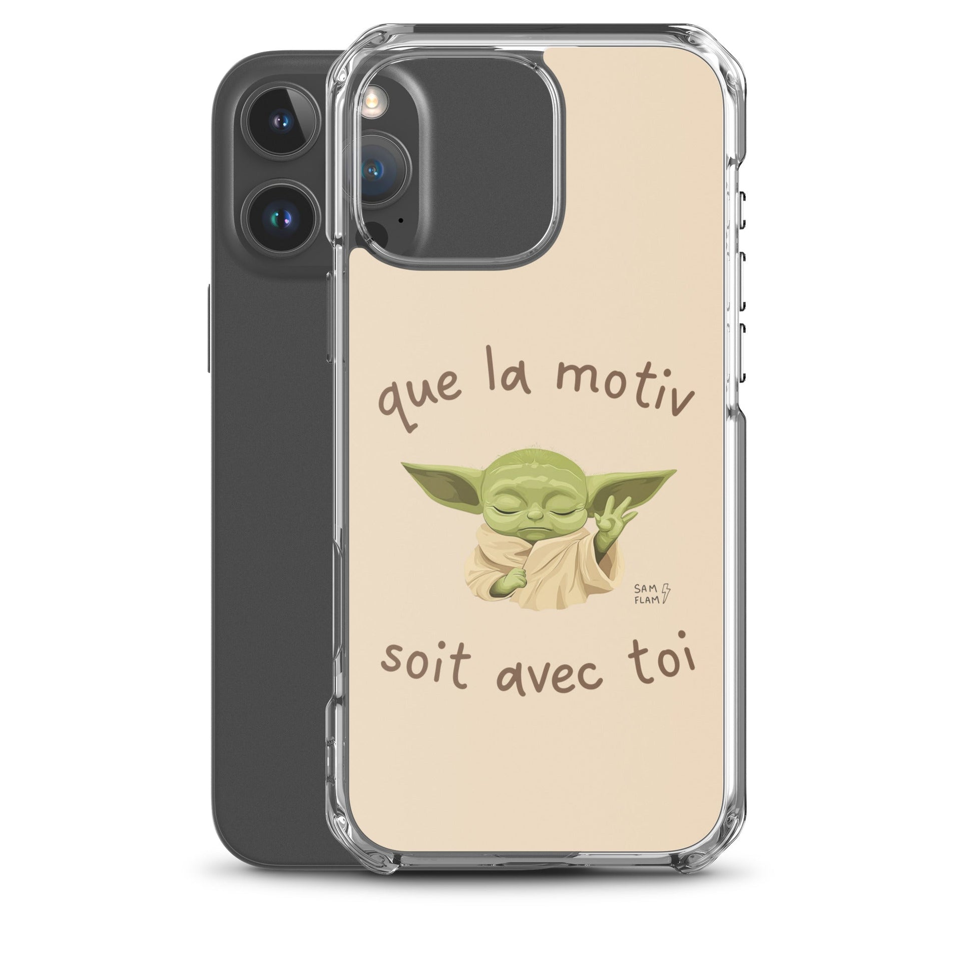 Clear Case for iPhone® "Motiv'" - Sam Flam