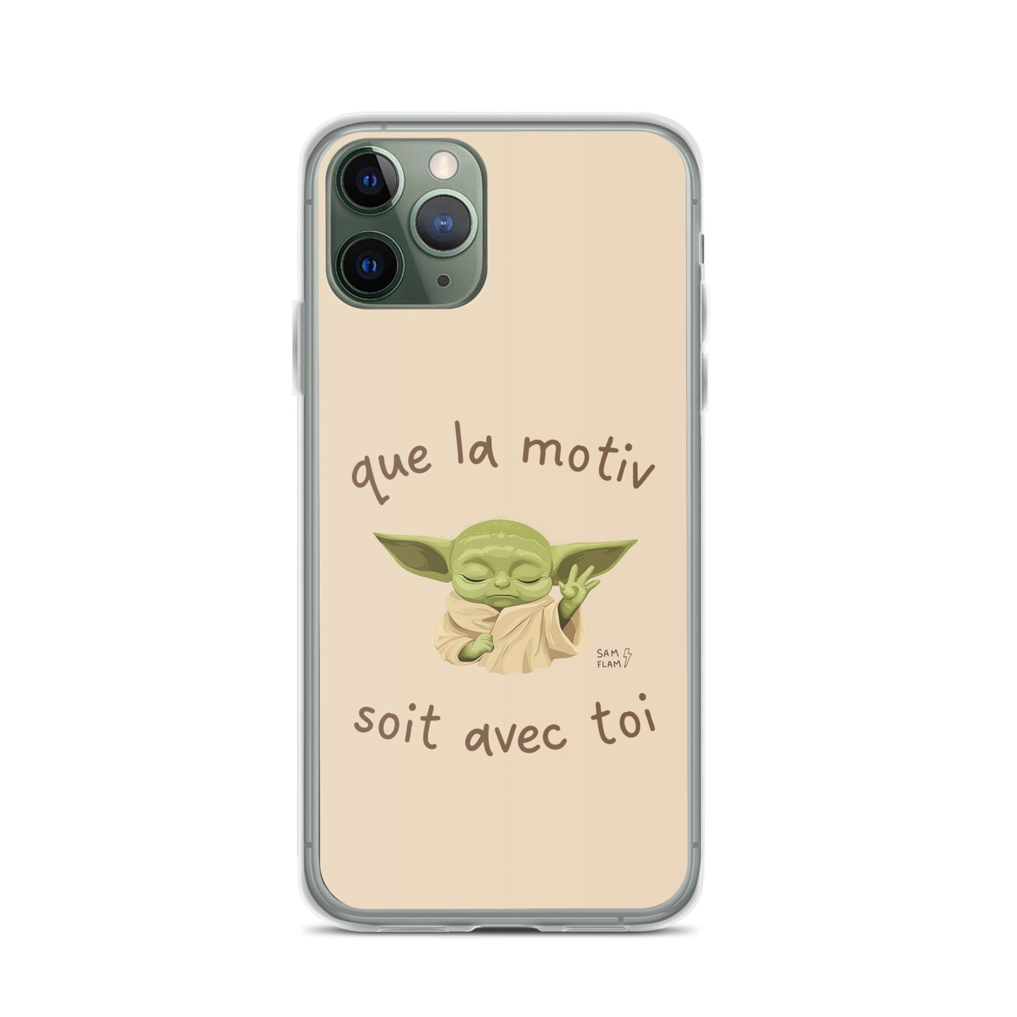 Clear Case for iPhone® "Motiv'" - Sam Flam