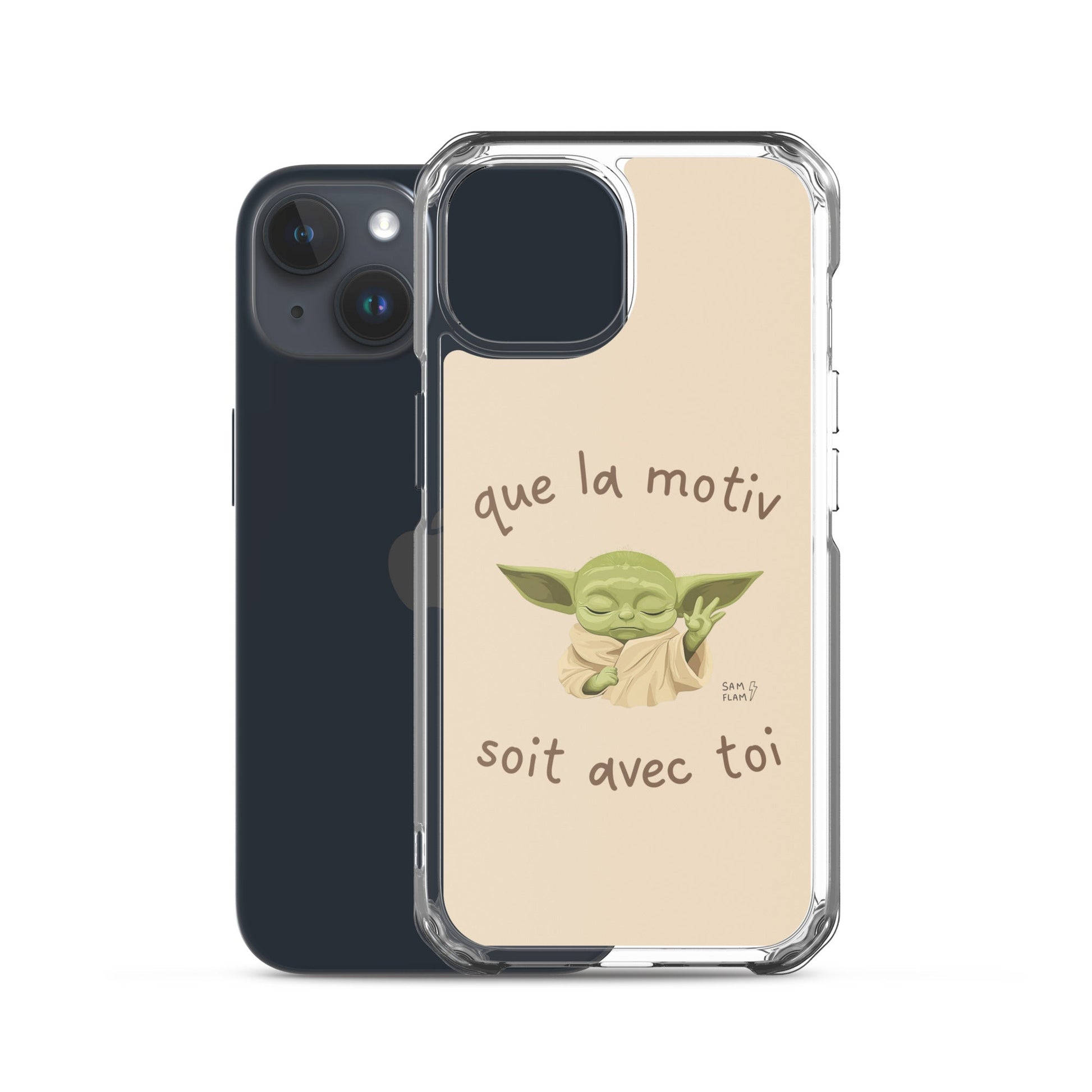 Clear Case for iPhone® "Motiv'" - Sam Flam