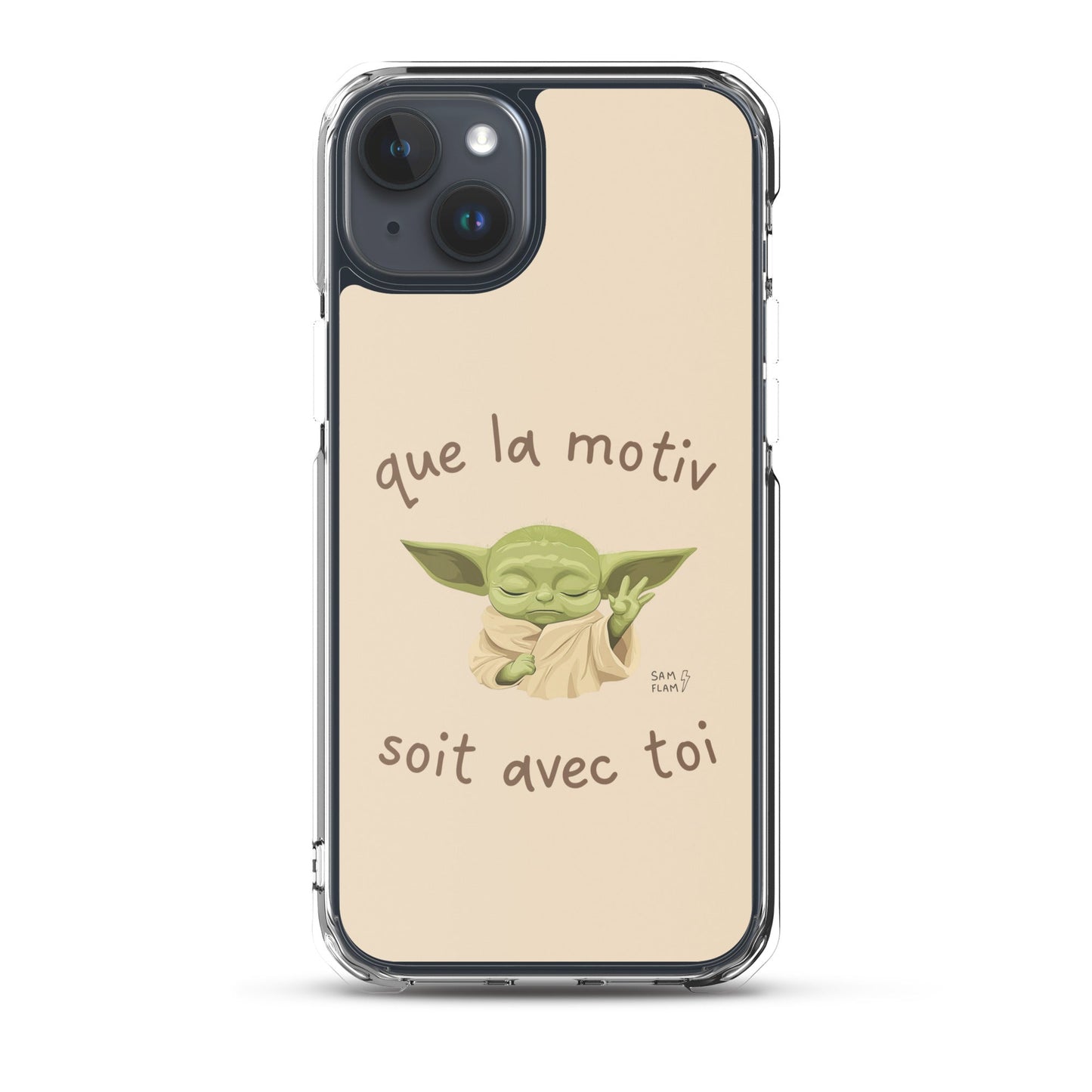 Clear Case for iPhone® "Motiv'" - Sam Flam