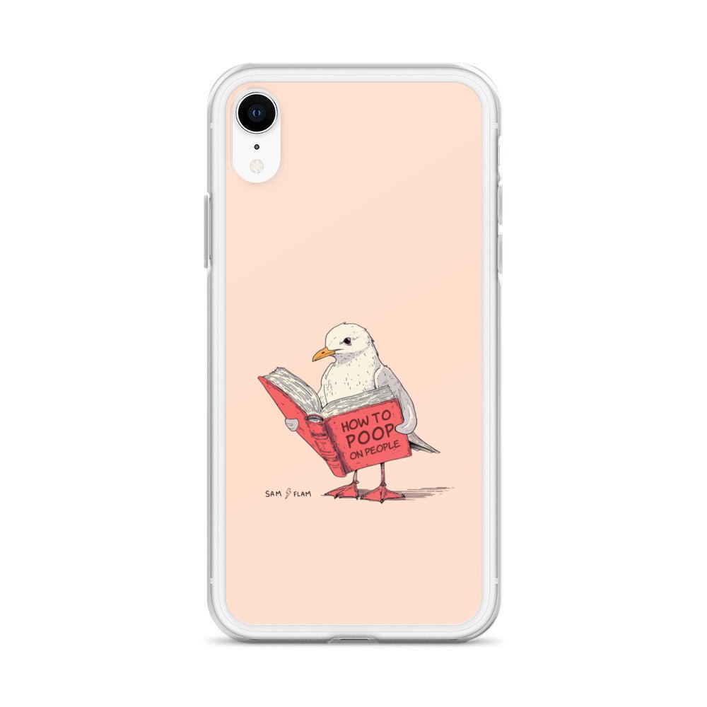 Clear Case for iPhone® "Poop" - Sam Flam