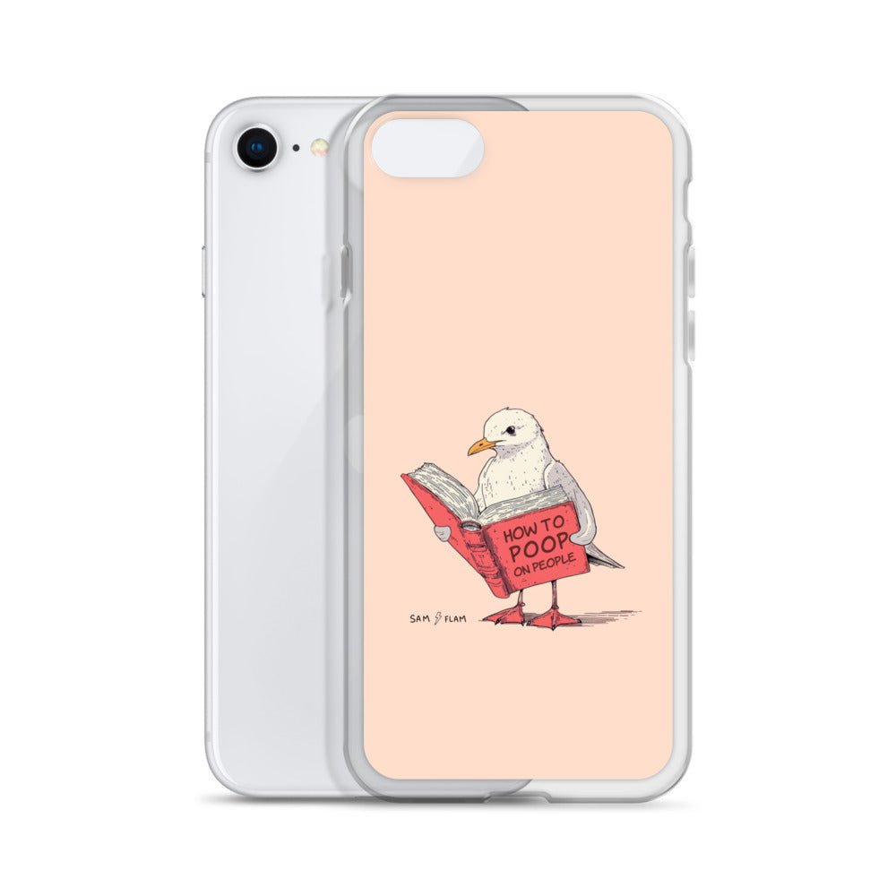 Clear Case for iPhone® "Poop" - Sam Flam