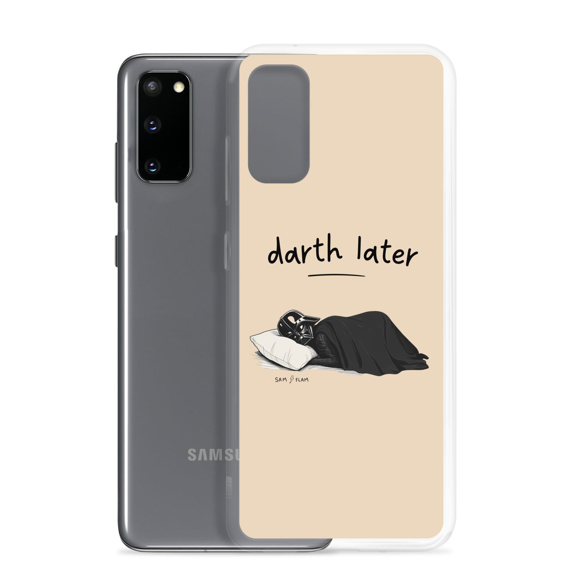 Clear Case for Samsung® "Darth later" - Sam Flam