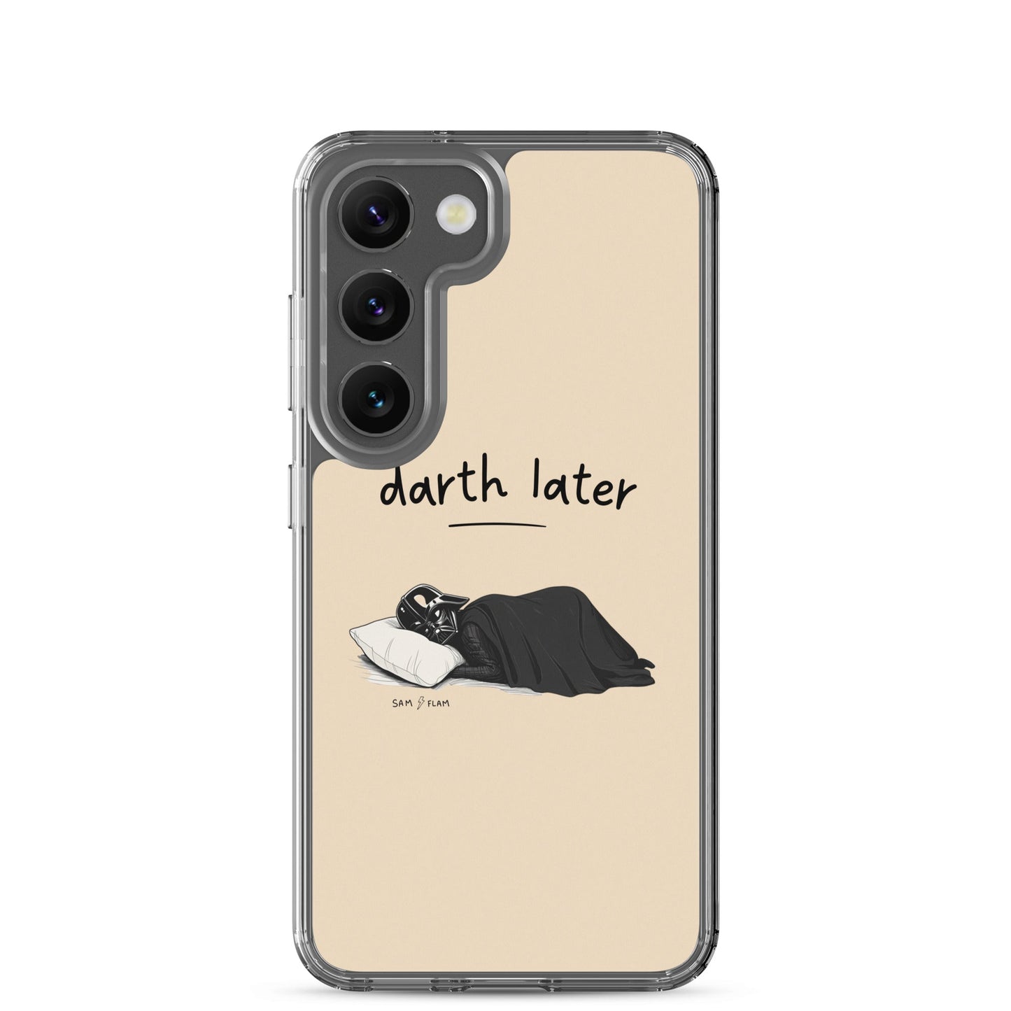 Clear Case for Samsung® "Darth later" - Sam Flam