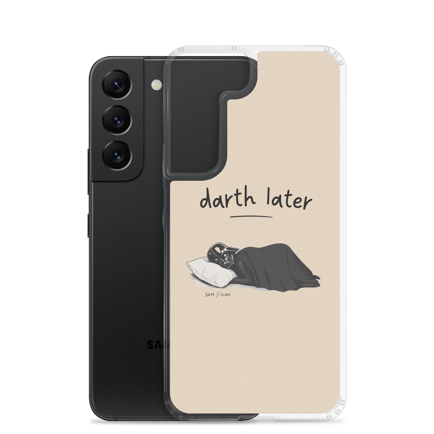 Clear Case for Samsung® "Darth later" - Sam Flam