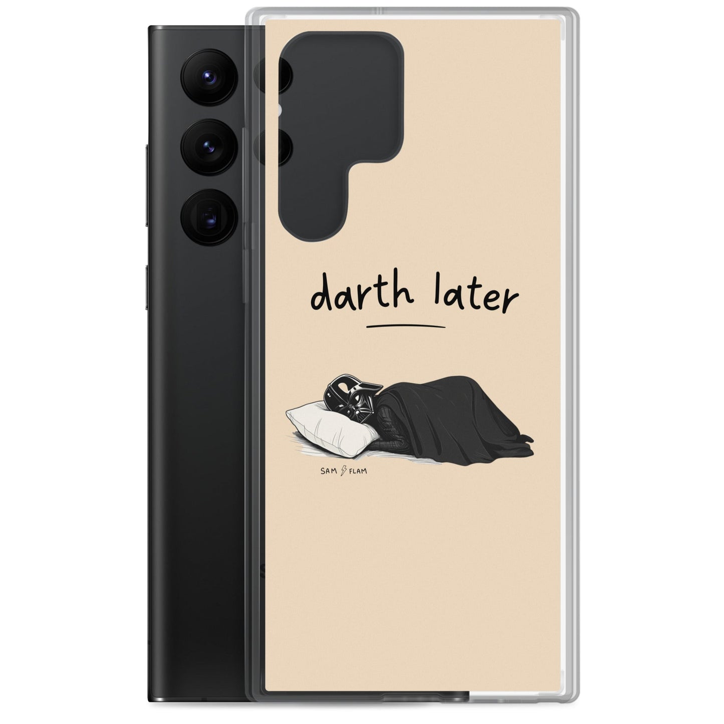 Clear Case for Samsung® "Darth later" - Sam Flam