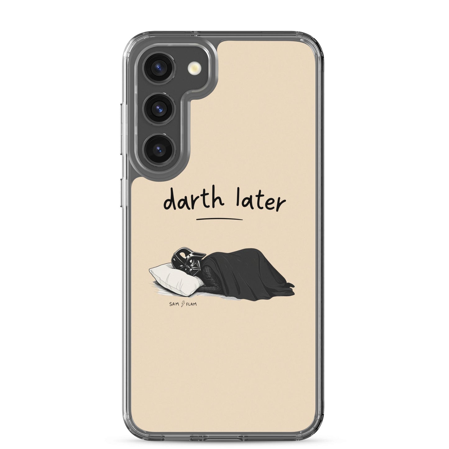 Clear Case for Samsung® "Darth later" - Sam Flam