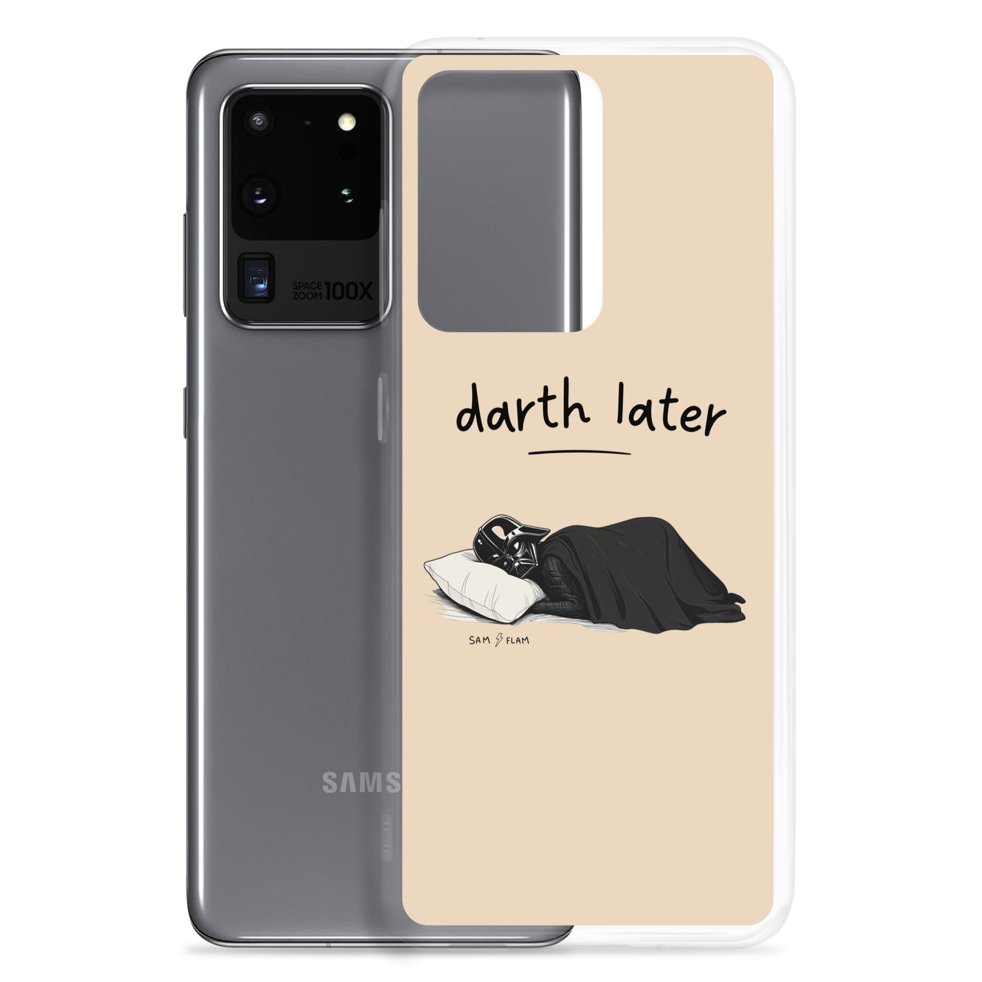 Clear Case for Samsung® "Darth later" - Sam Flam