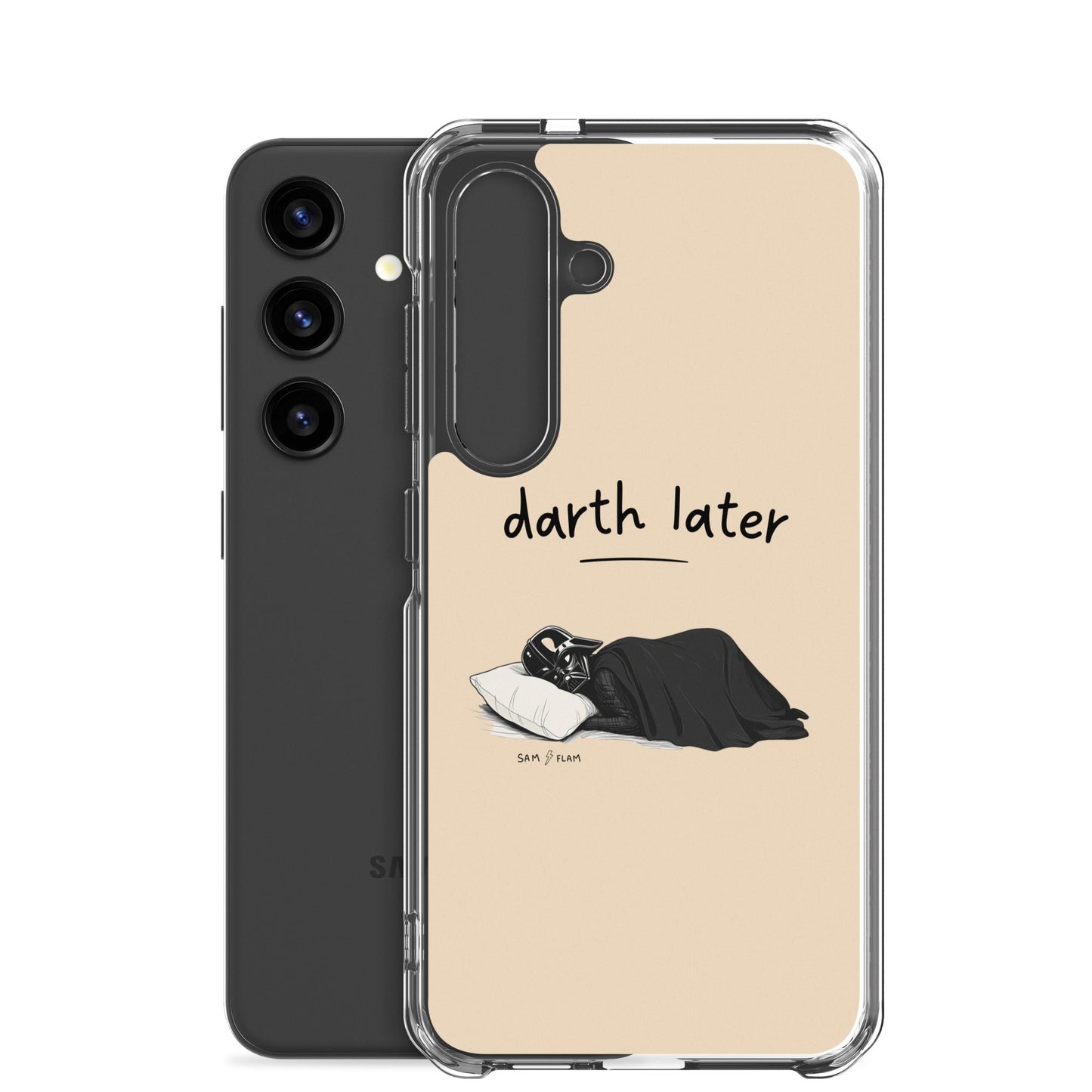 Clear Case for Samsung® "Darth later" - Sam Flam
