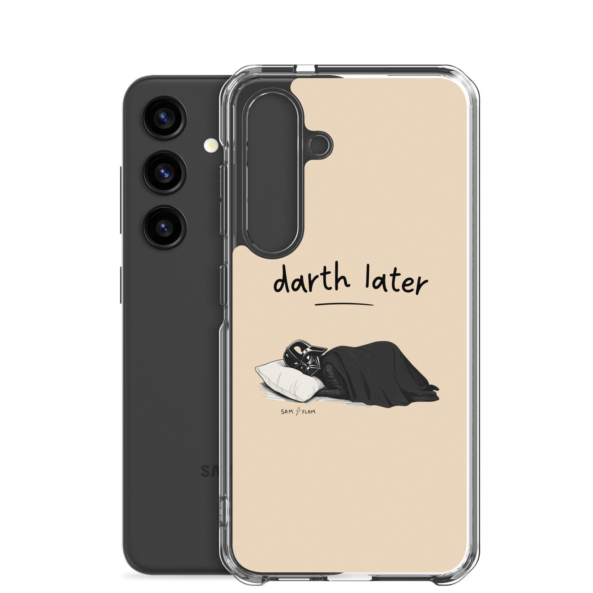 Clear Case for Samsung® "Darth later" - Sam Flam