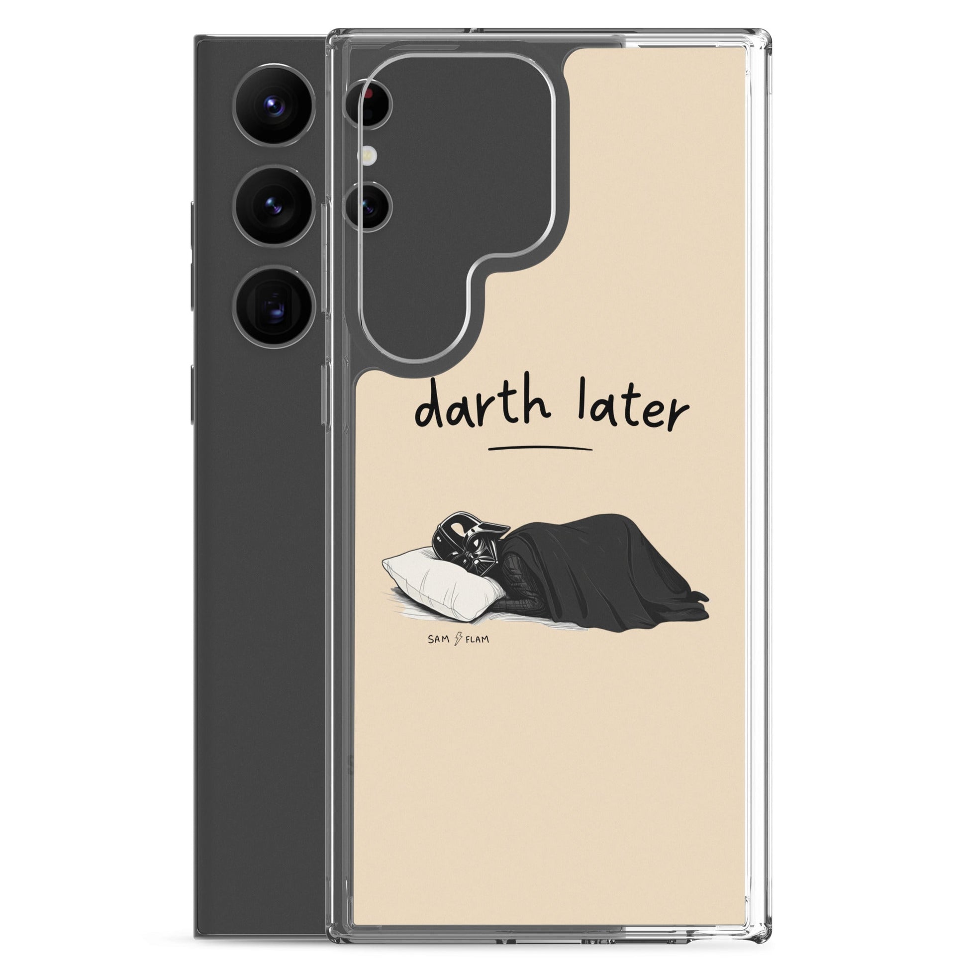 Clear Case for Samsung® "Darth later" - Sam Flam