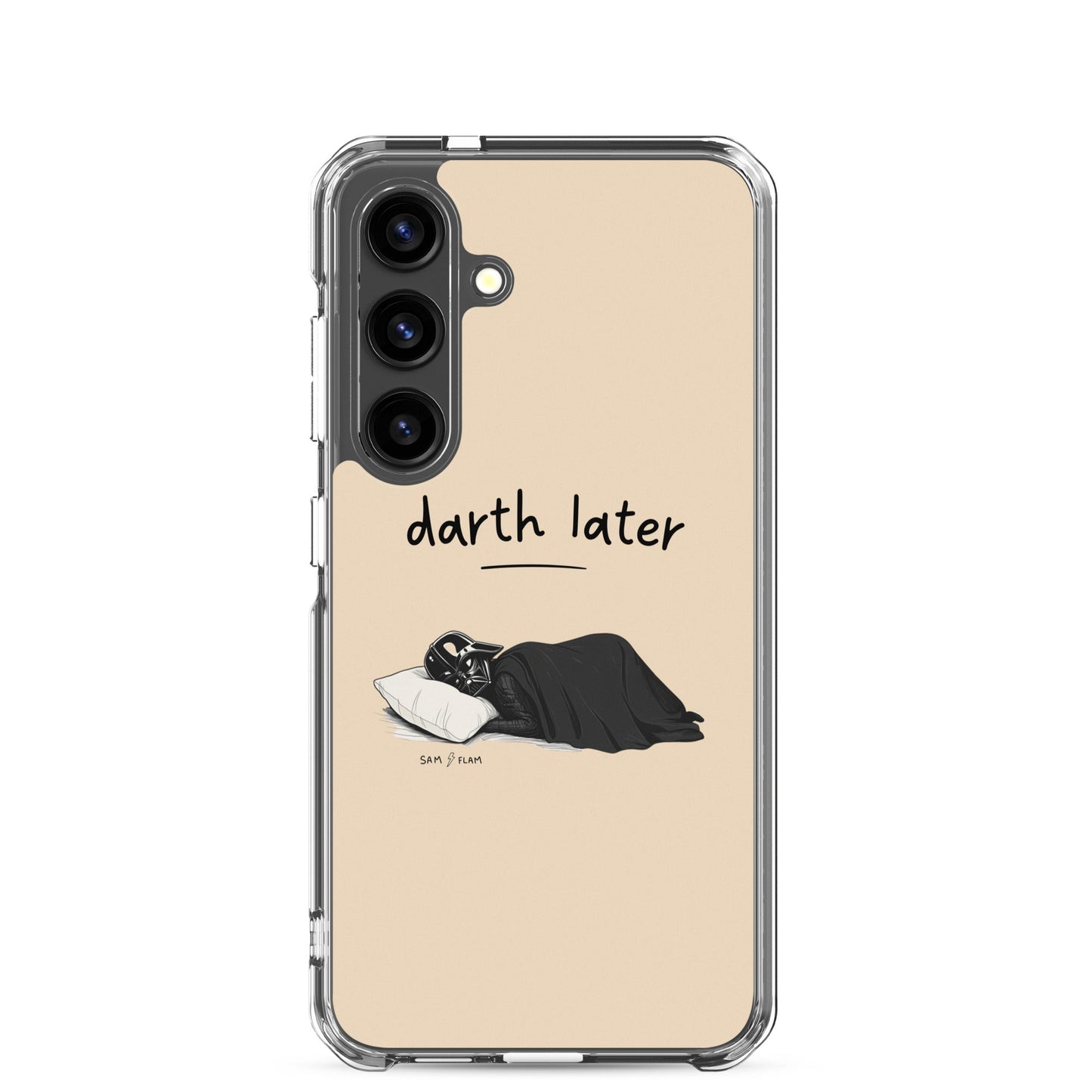 Clear Case for Samsung® "Darth later" - Sam Flam
