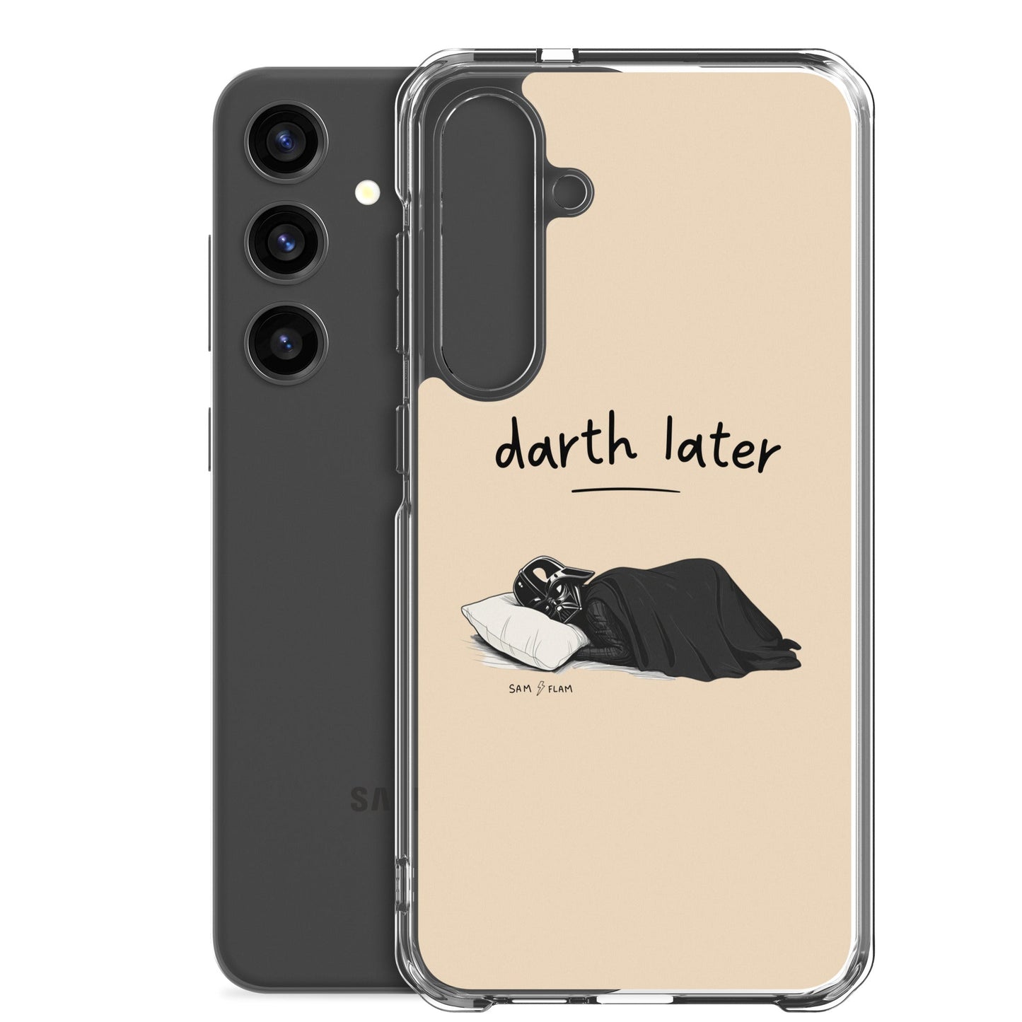Clear Case for Samsung® "Darth later" - Sam Flam