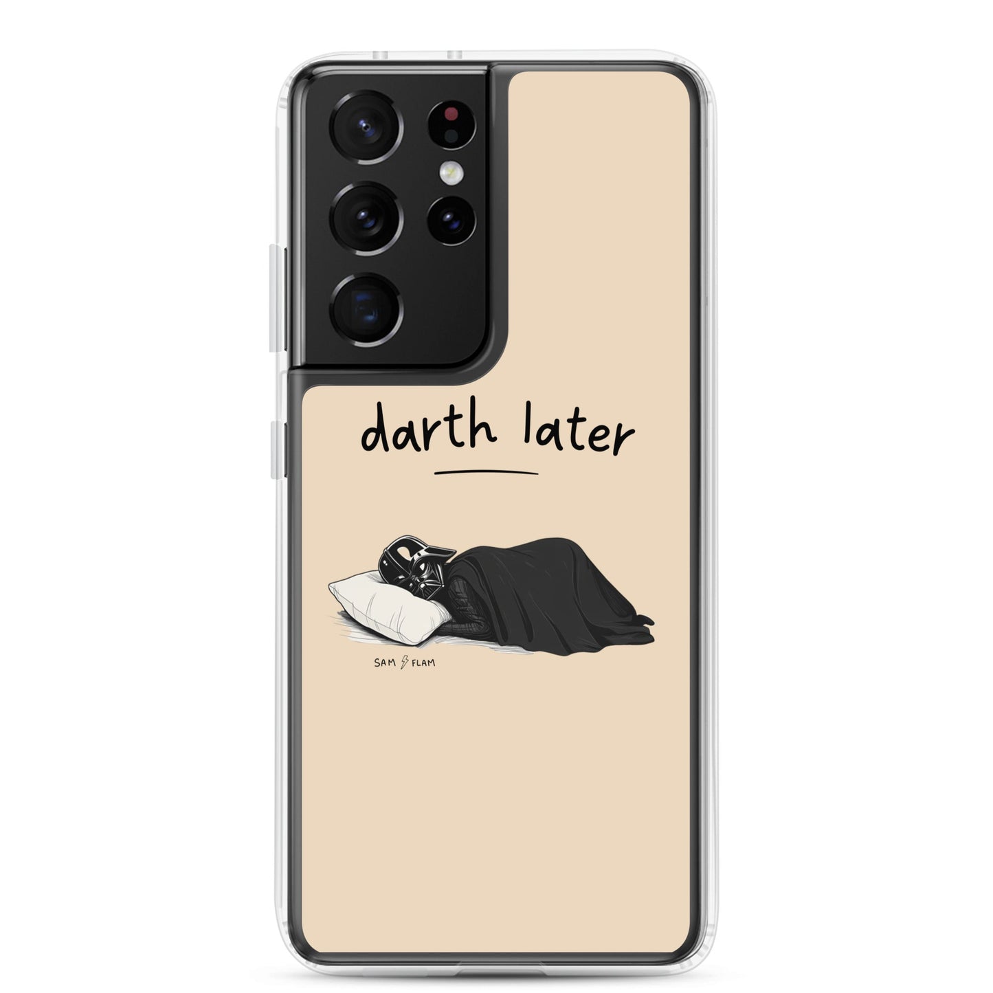 Clear Case for Samsung® "Darth later" - Sam Flam