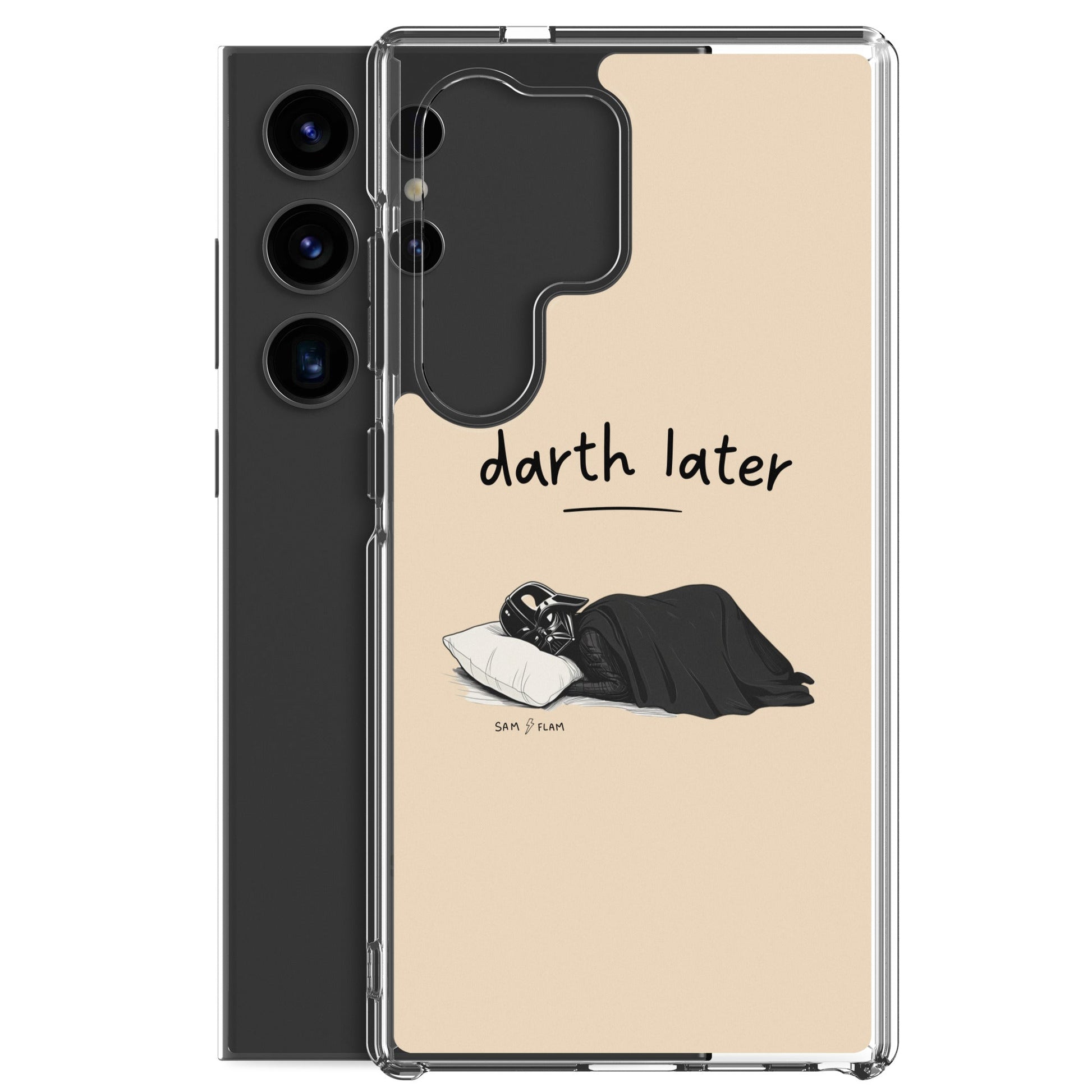 Clear Case for Samsung® "Darth later" - Sam Flam