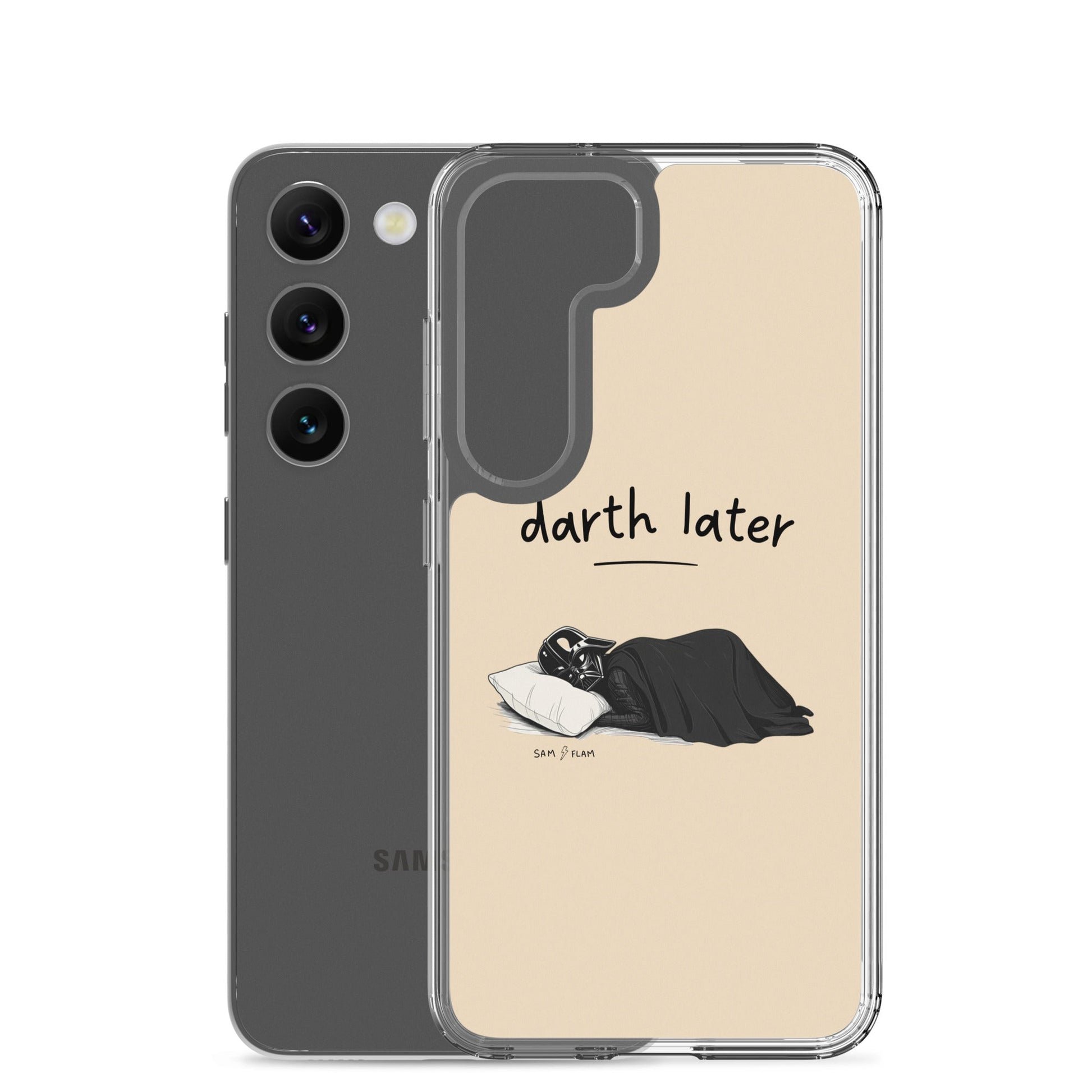 Clear Case for Samsung® "Darth later" - Sam Flam