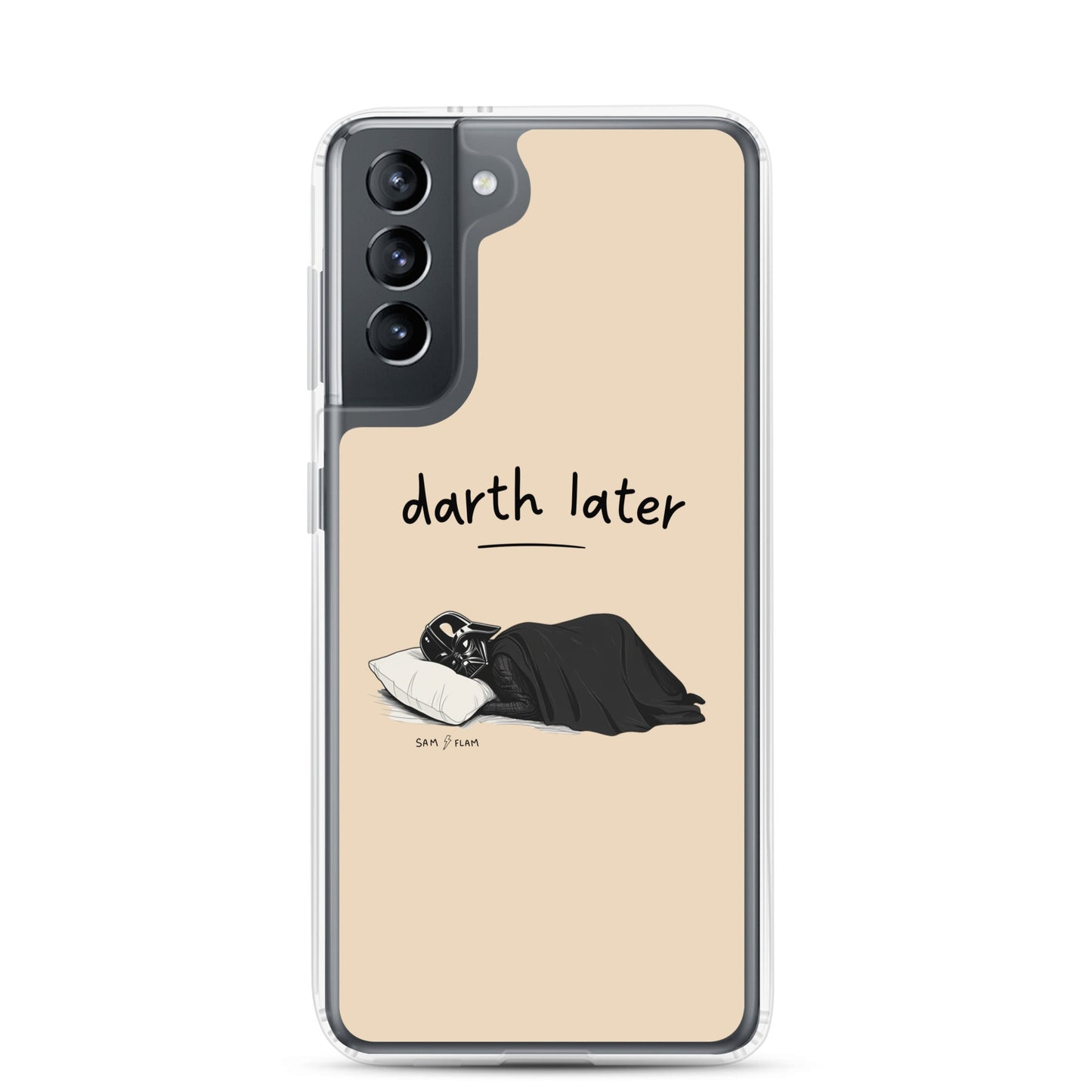 Clear Case for Samsung® "Darth later" - Sam Flam