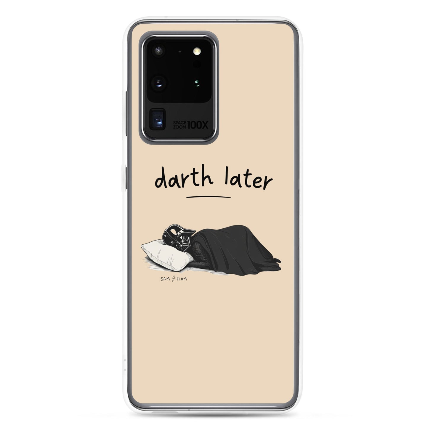 Clear Case for Samsung® "Darth later" - Sam Flam