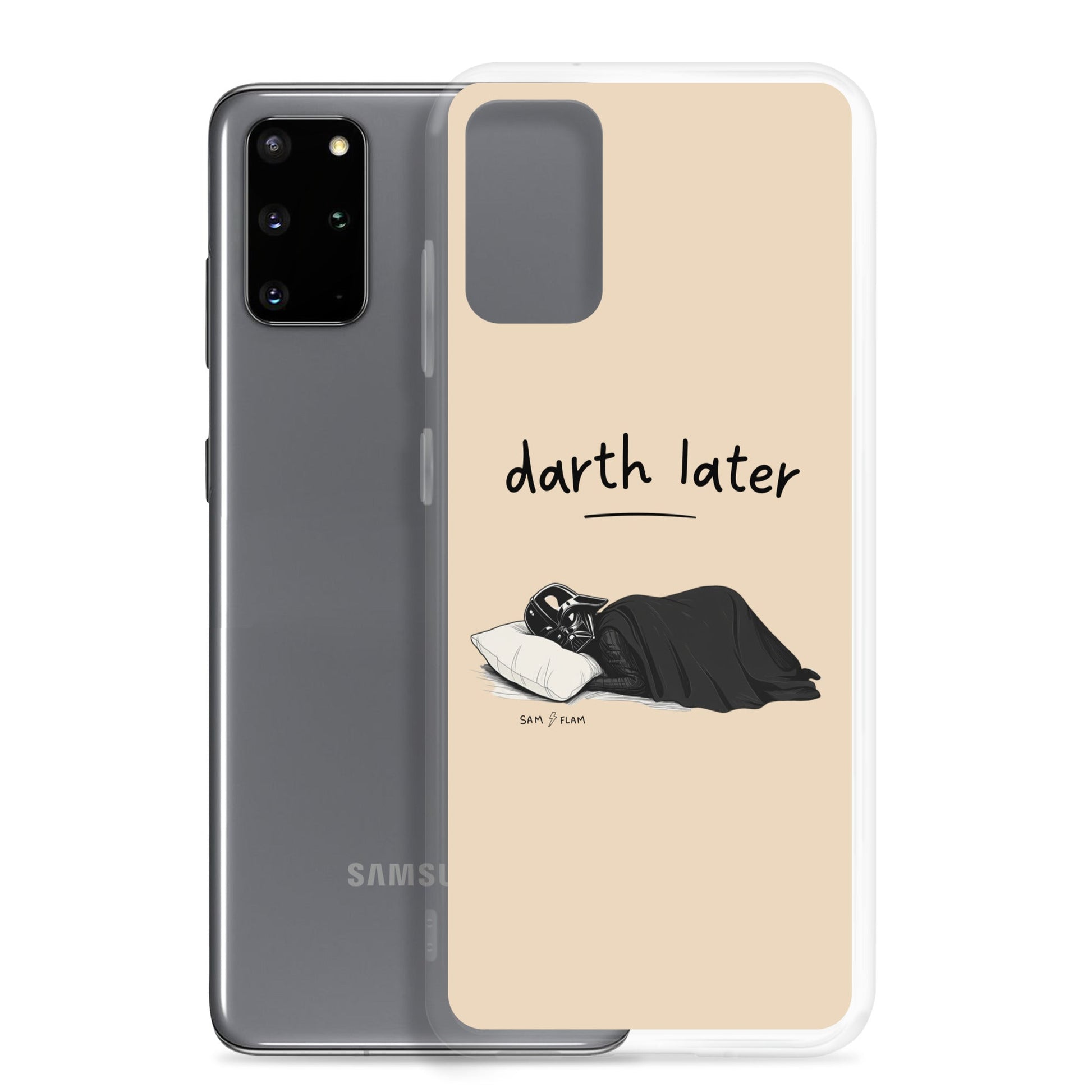 Clear Case for Samsung® "Darth later" - Sam Flam
