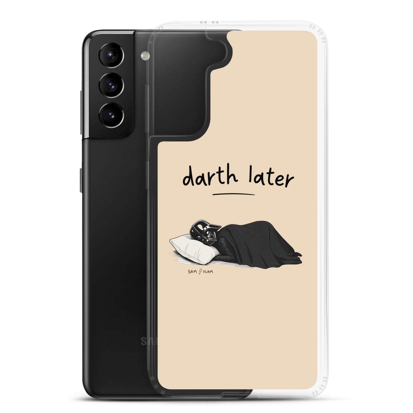 Clear Case for Samsung® "Darth later" - Sam Flam