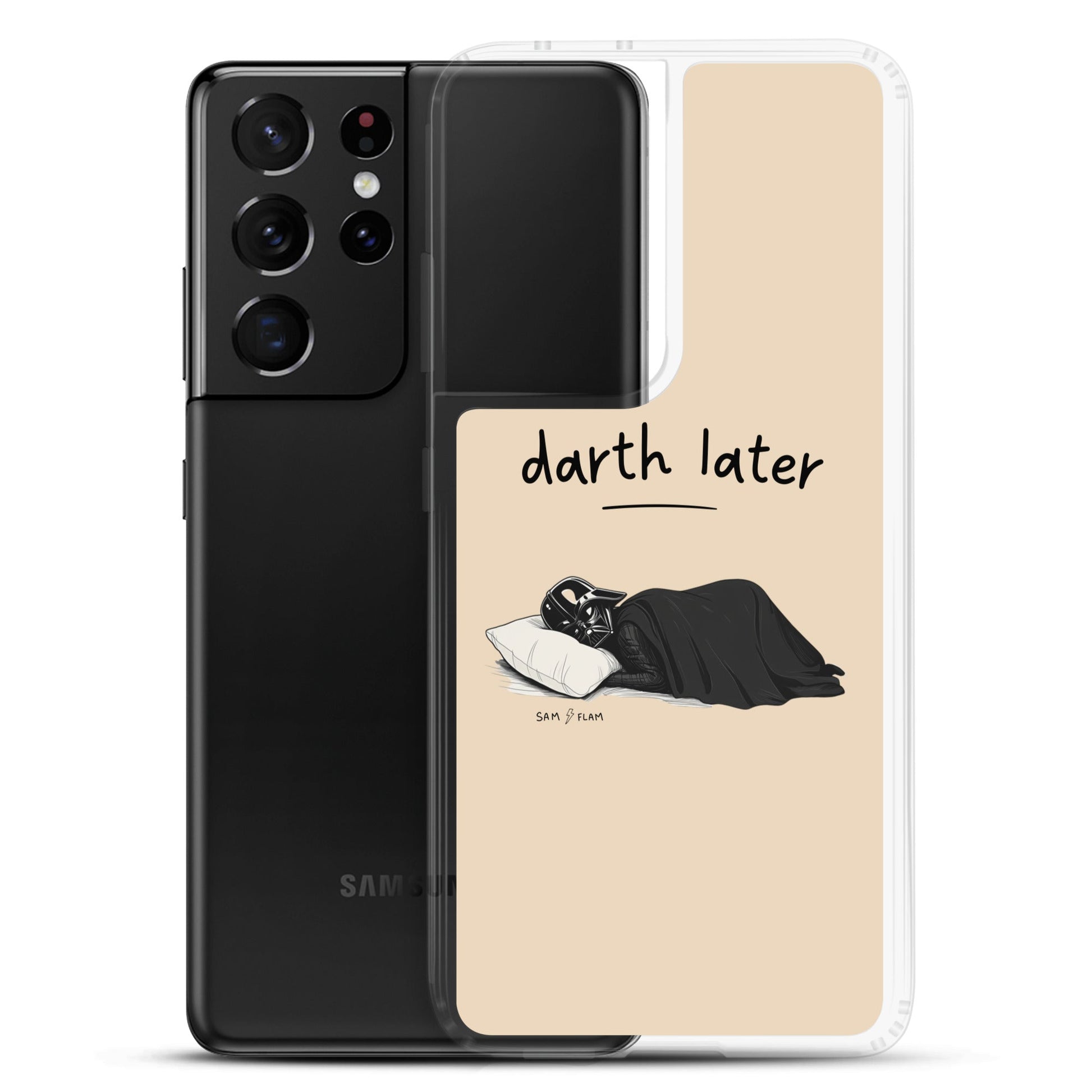 Clear Case for Samsung® "Darth later" - Sam Flam