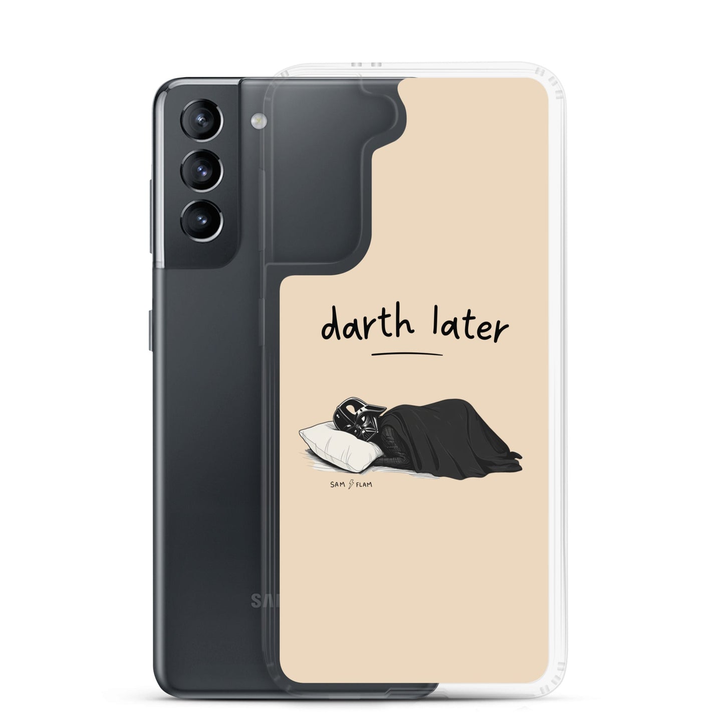 Clear Case for Samsung® "Darth later" - Sam Flam