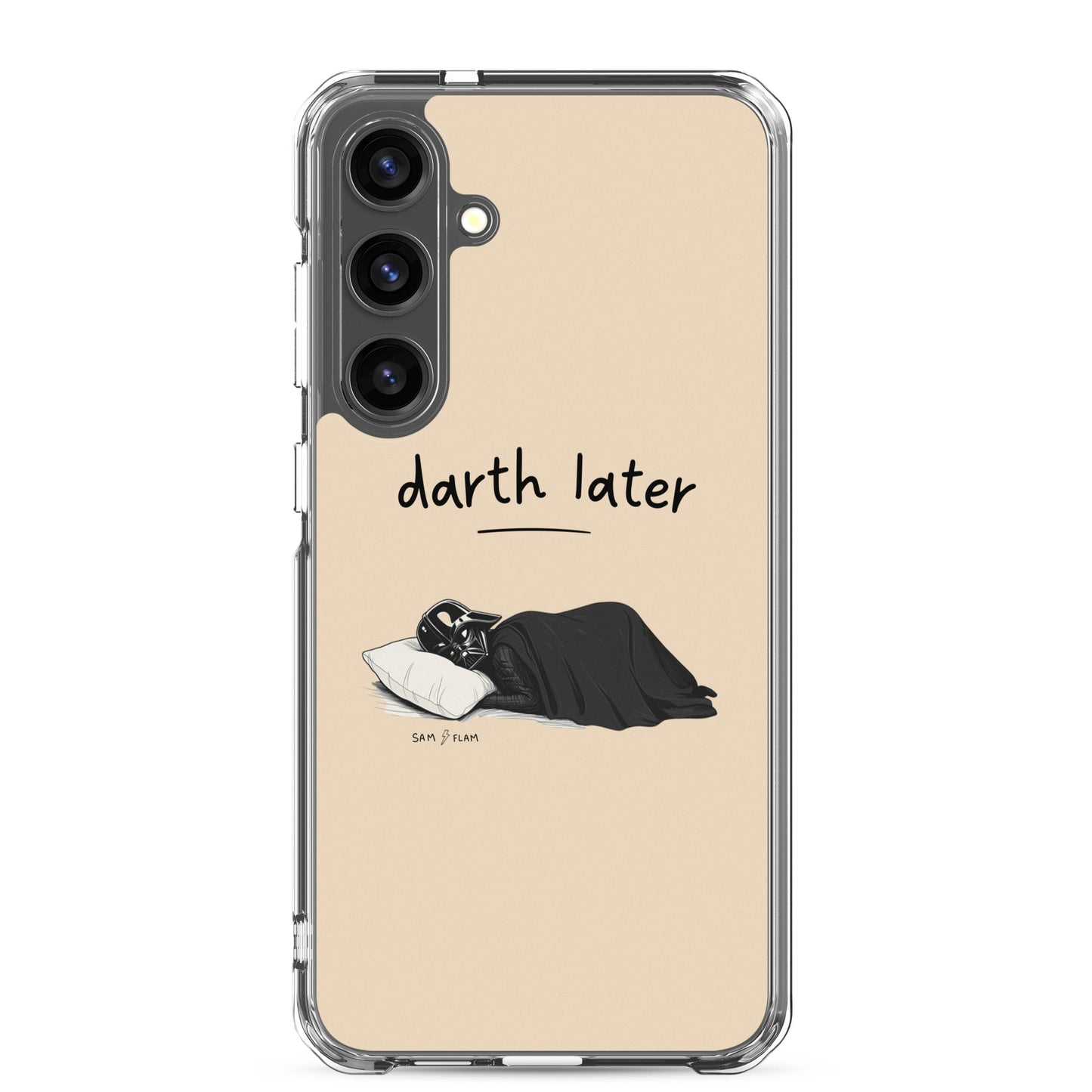 Clear Case for Samsung® "Darth later" - Sam Flam
