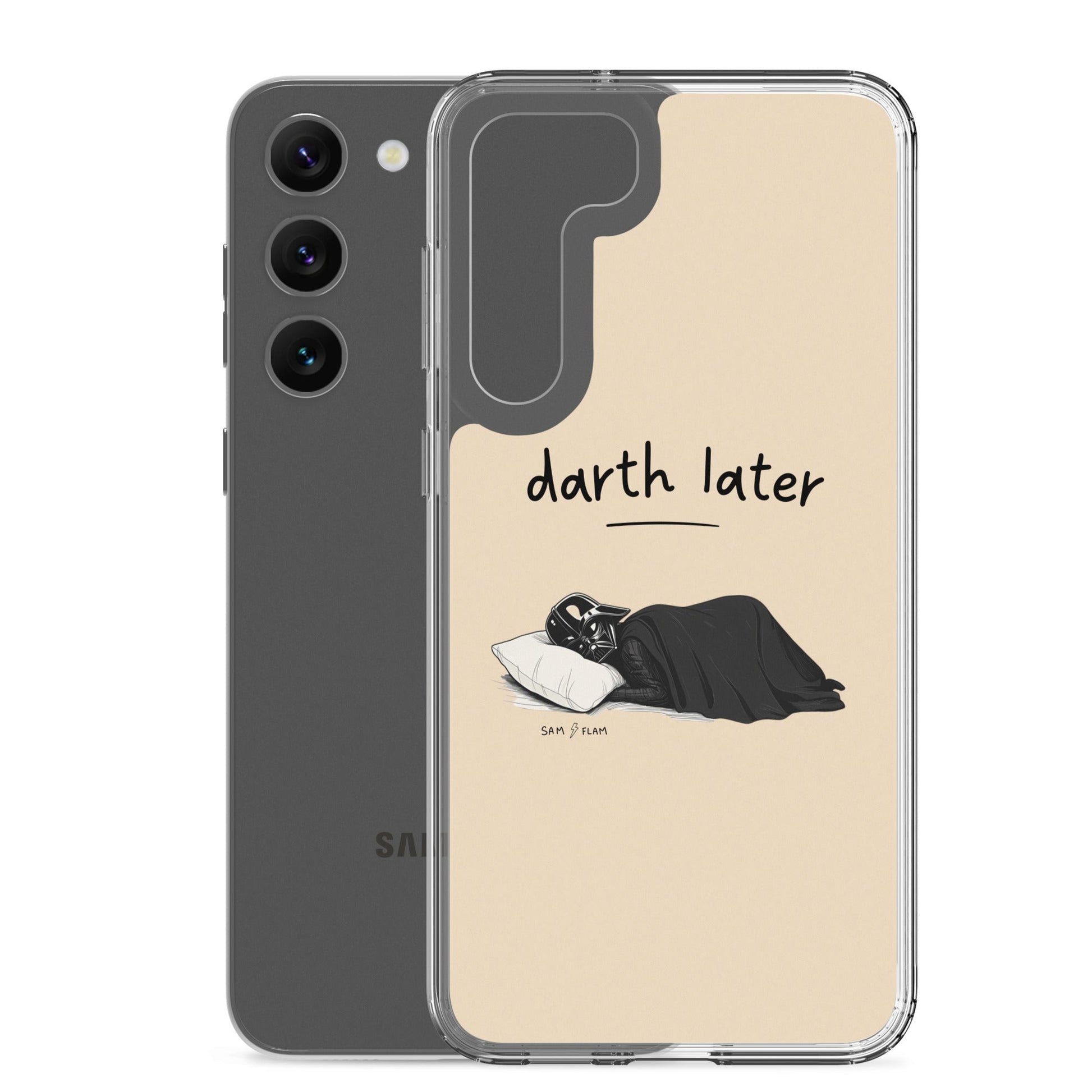 Clear Case for Samsung® "Darth later" - Sam Flam
