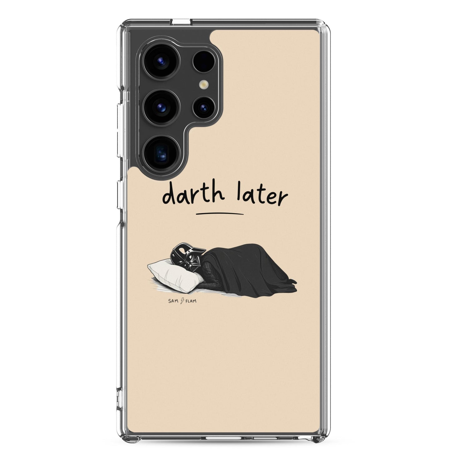 Clear Case for Samsung® "Darth later" - Sam Flam