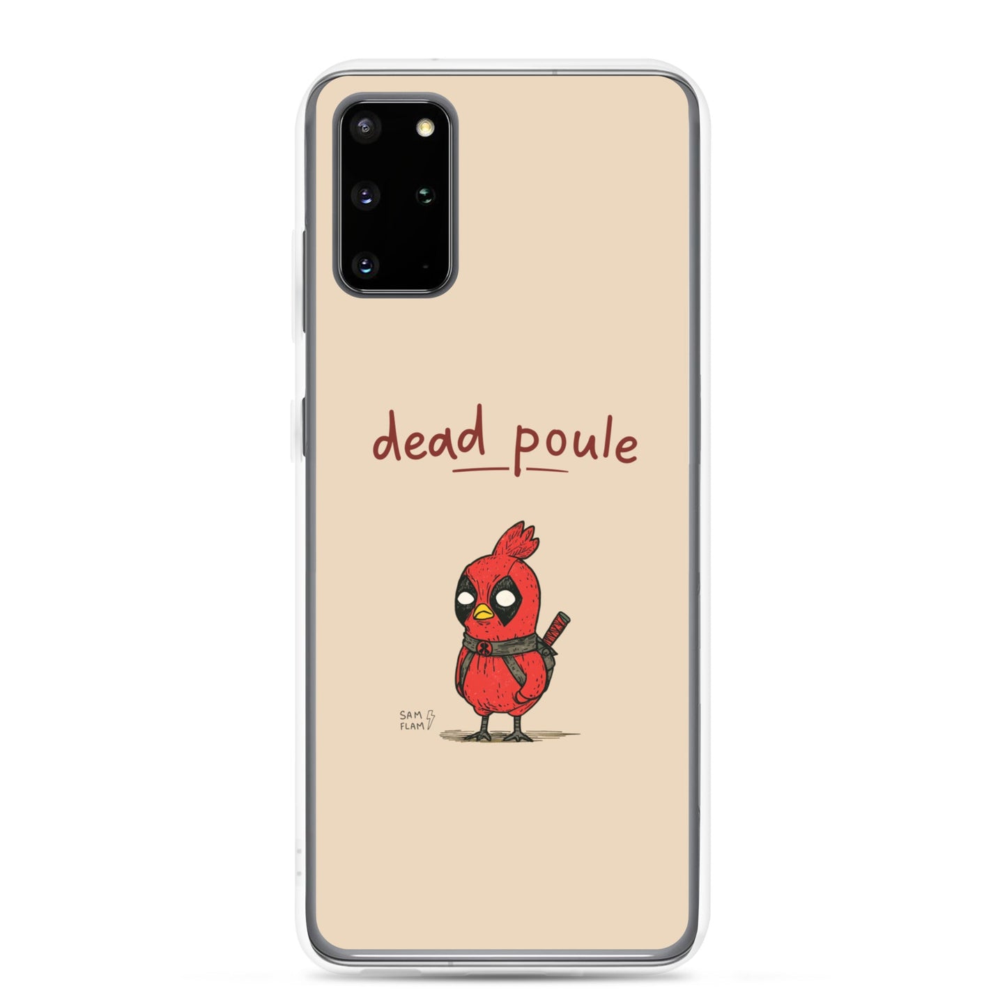 Clear Case for Samsung® "Dead poule" - Sam Flam
