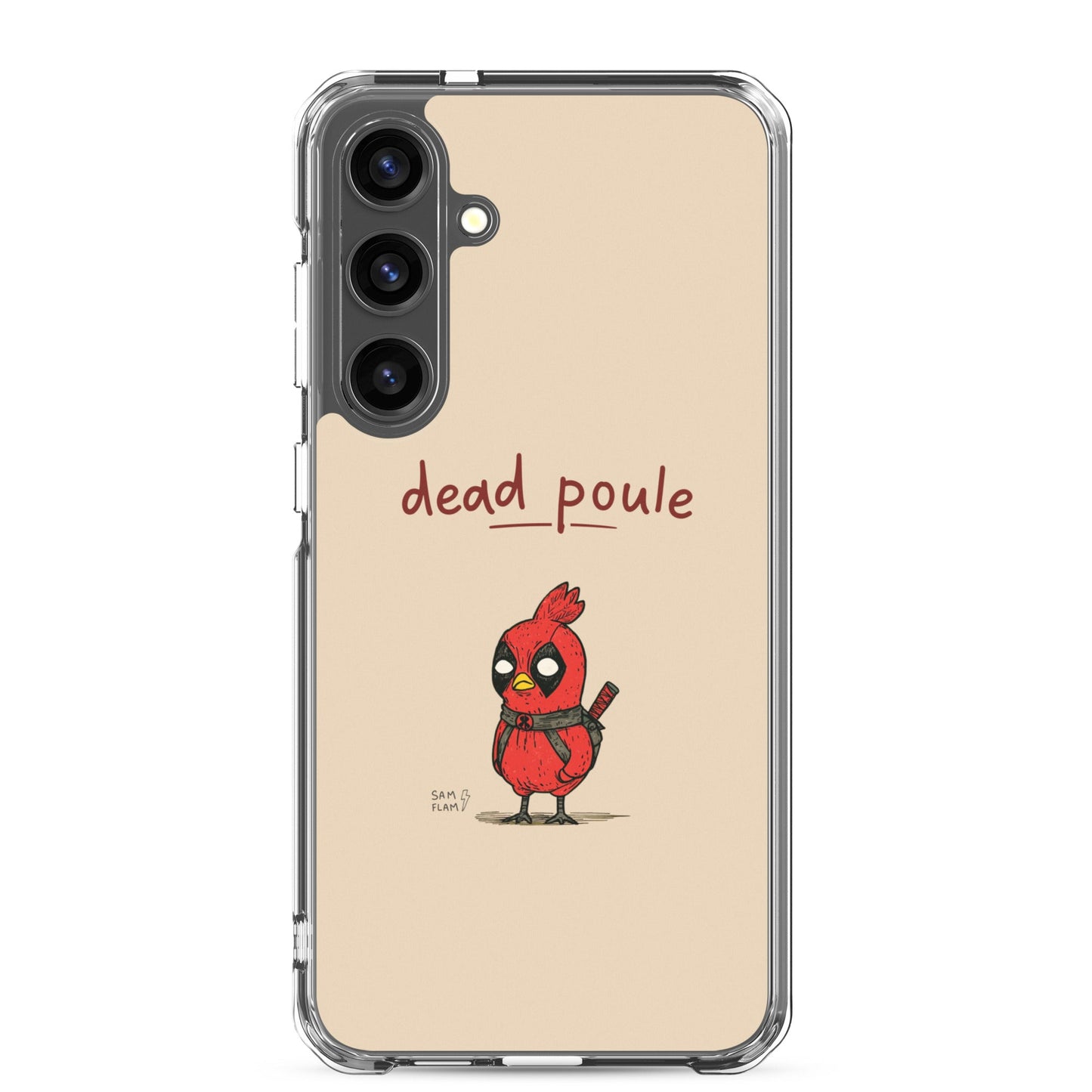 Clear Case for Samsung® "Dead poule" - Sam Flam