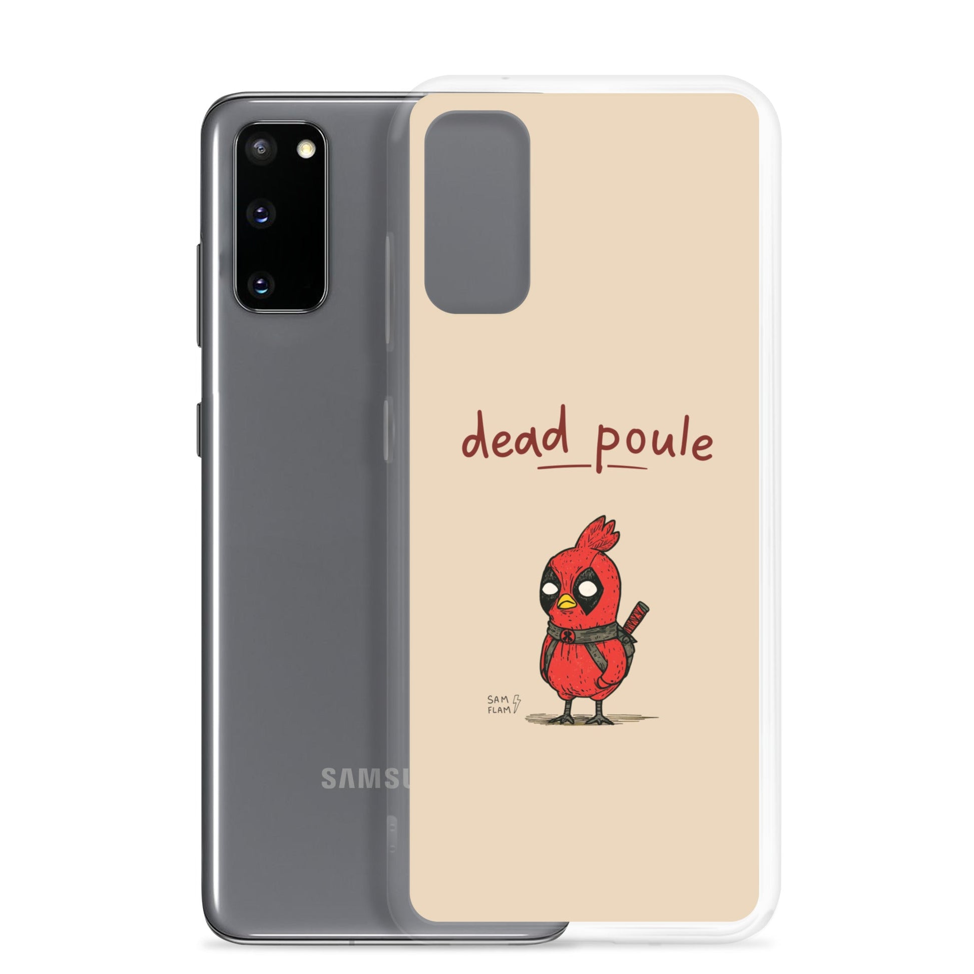 Clear Case for Samsung® "Dead poule" - Sam Flam