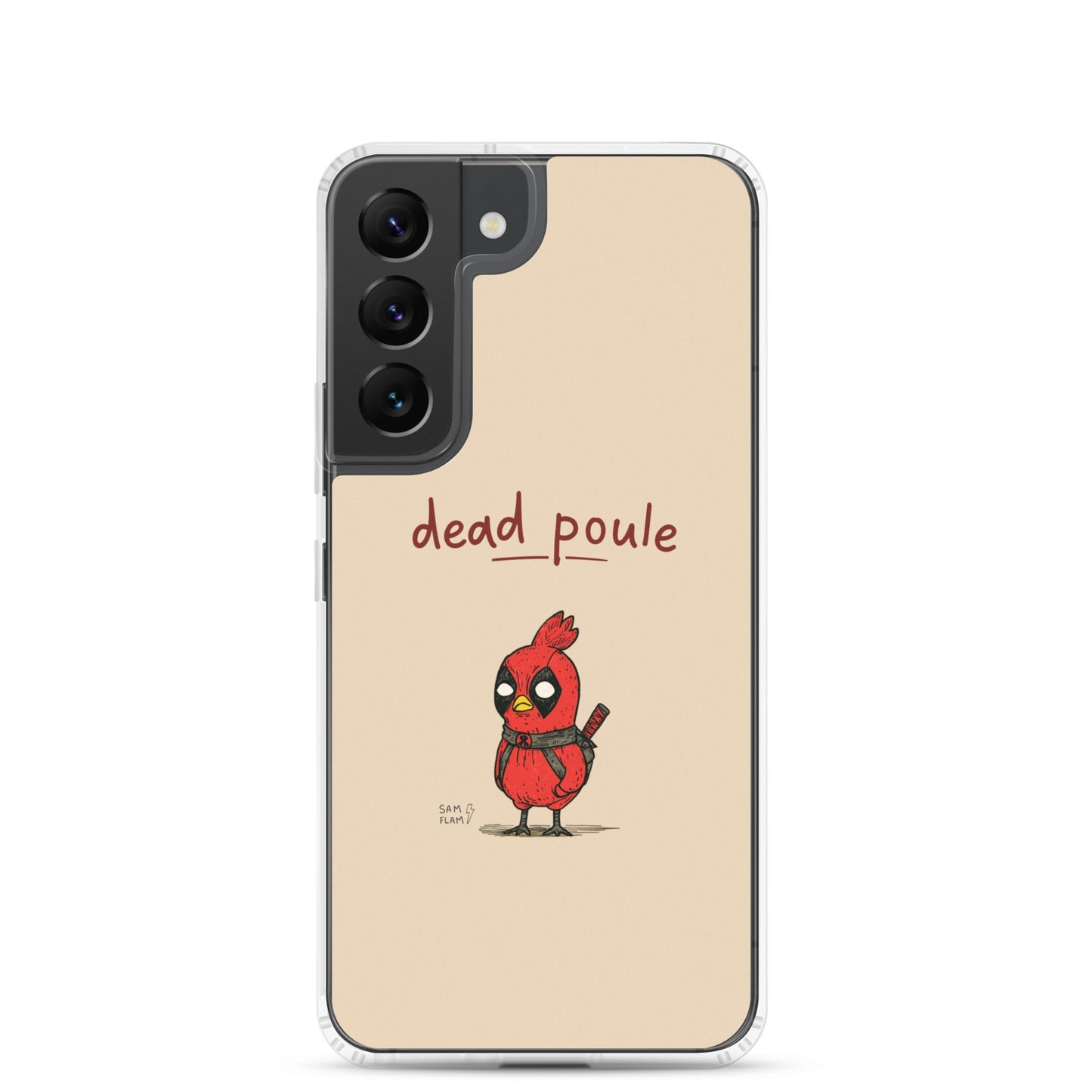 Clear Case for Samsung® "Dead poule" - Sam Flam