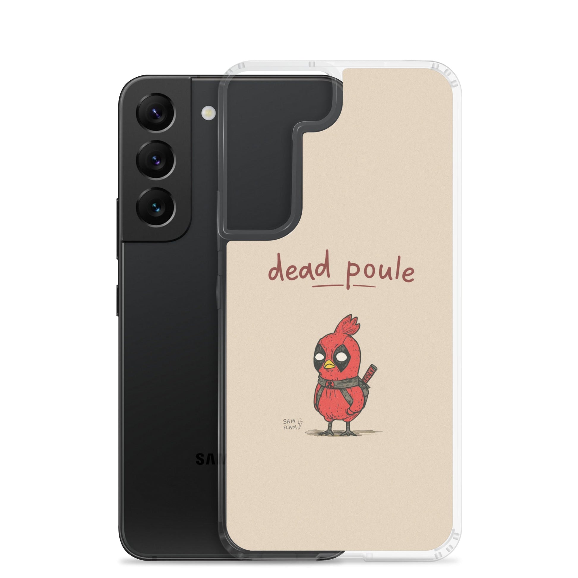 Clear Case for Samsung® "Dead poule" - Sam Flam