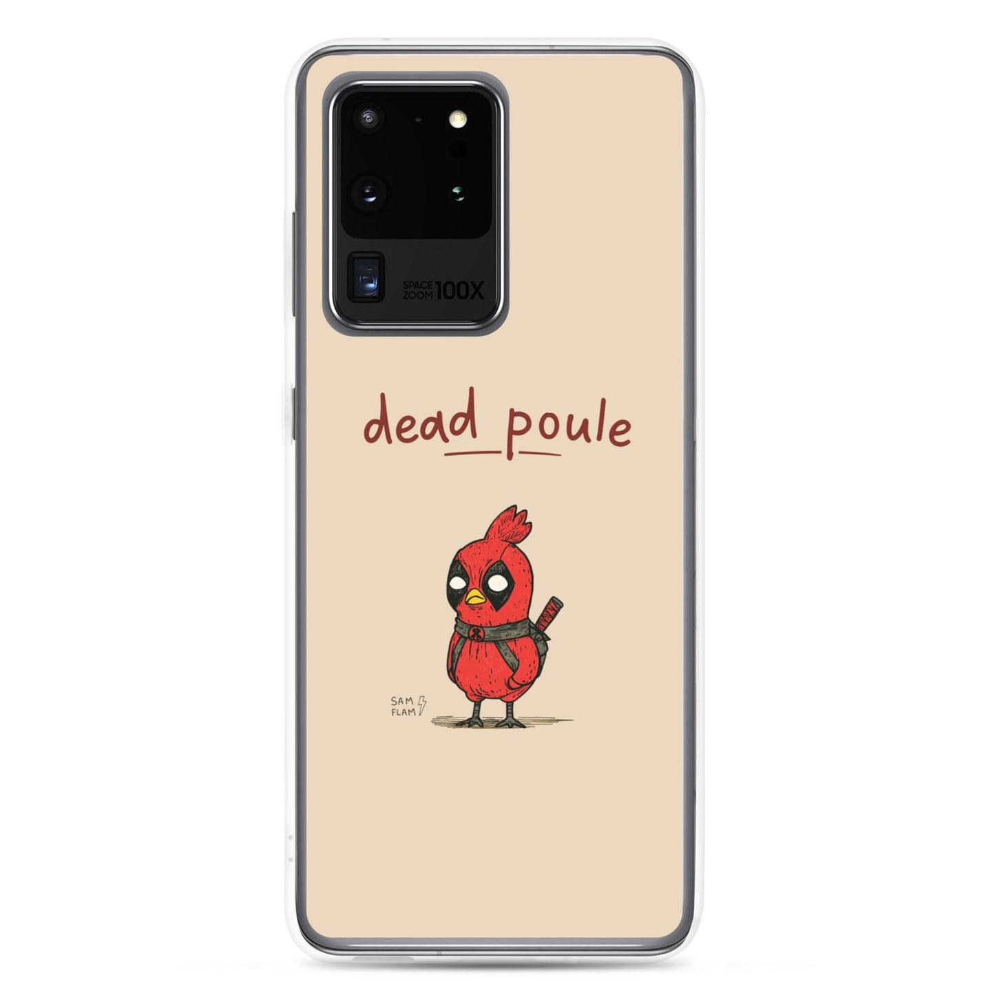 Clear Case for Samsung® "Dead poule" - Sam Flam